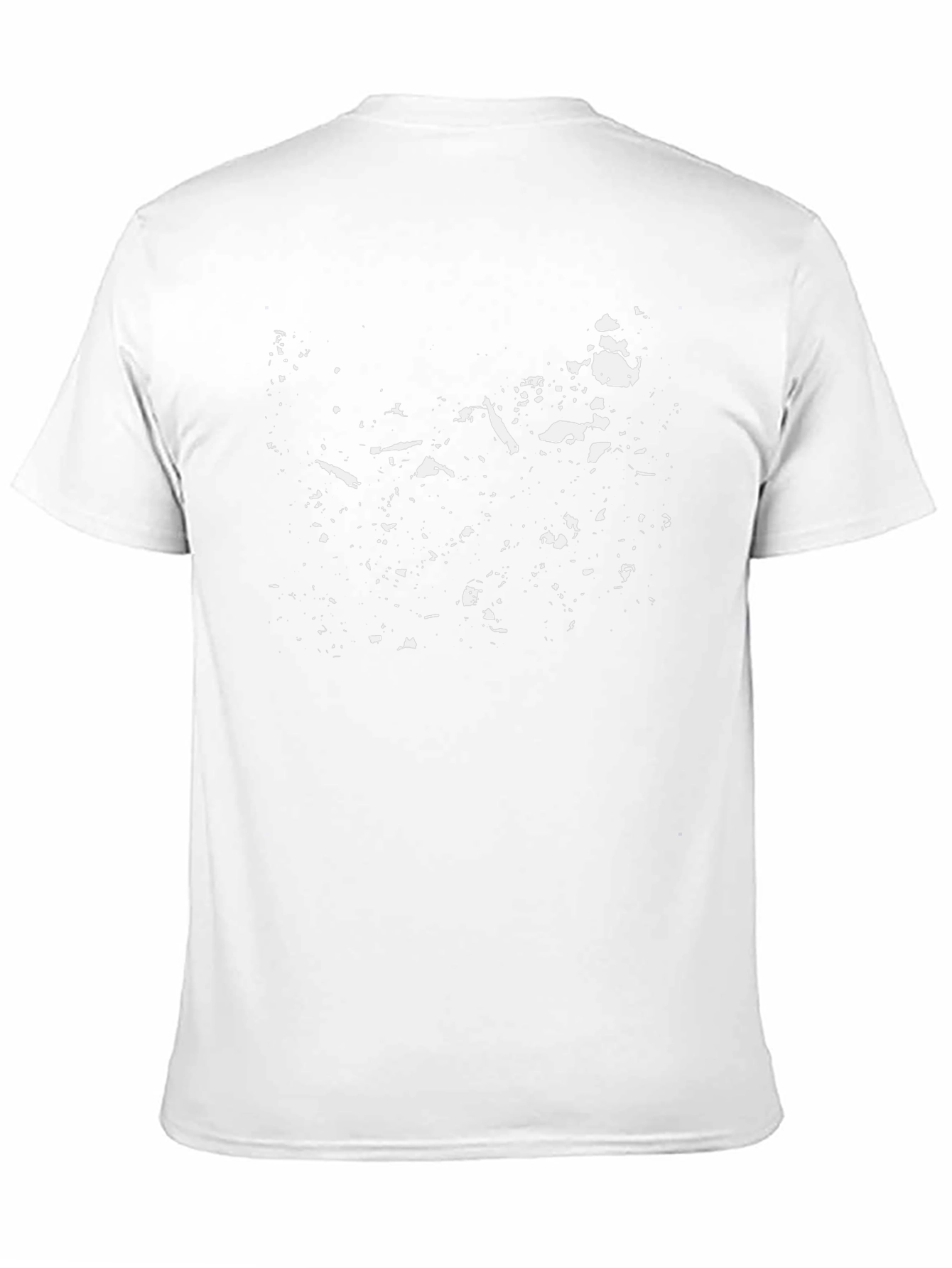 Abstract Print Black T-Shirt