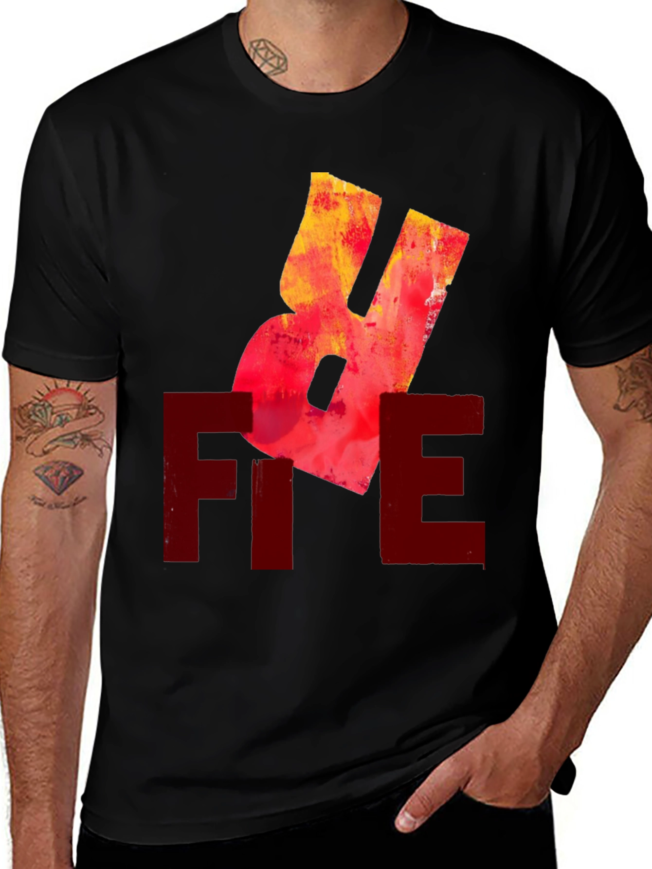 Abstract Graphic Tee - Modern Style