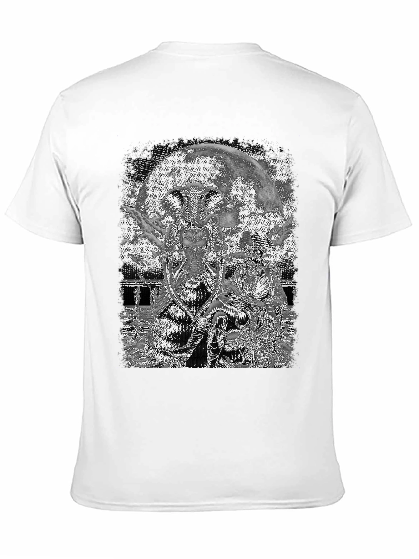 Lunar Creature T-Shirt - Graphic Print Tee