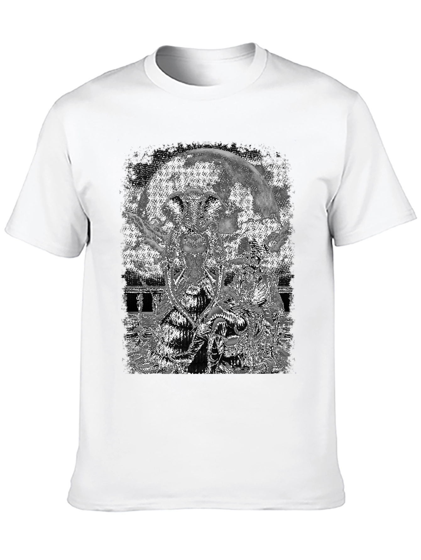 Lunar Creature T-Shirt - Graphic Print Tee