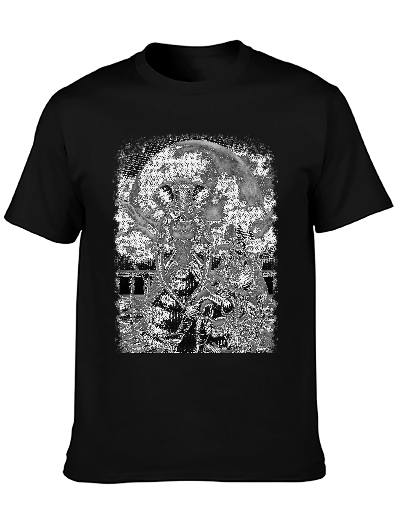 Lunar Creature T-Shirt - Graphic Print Tee