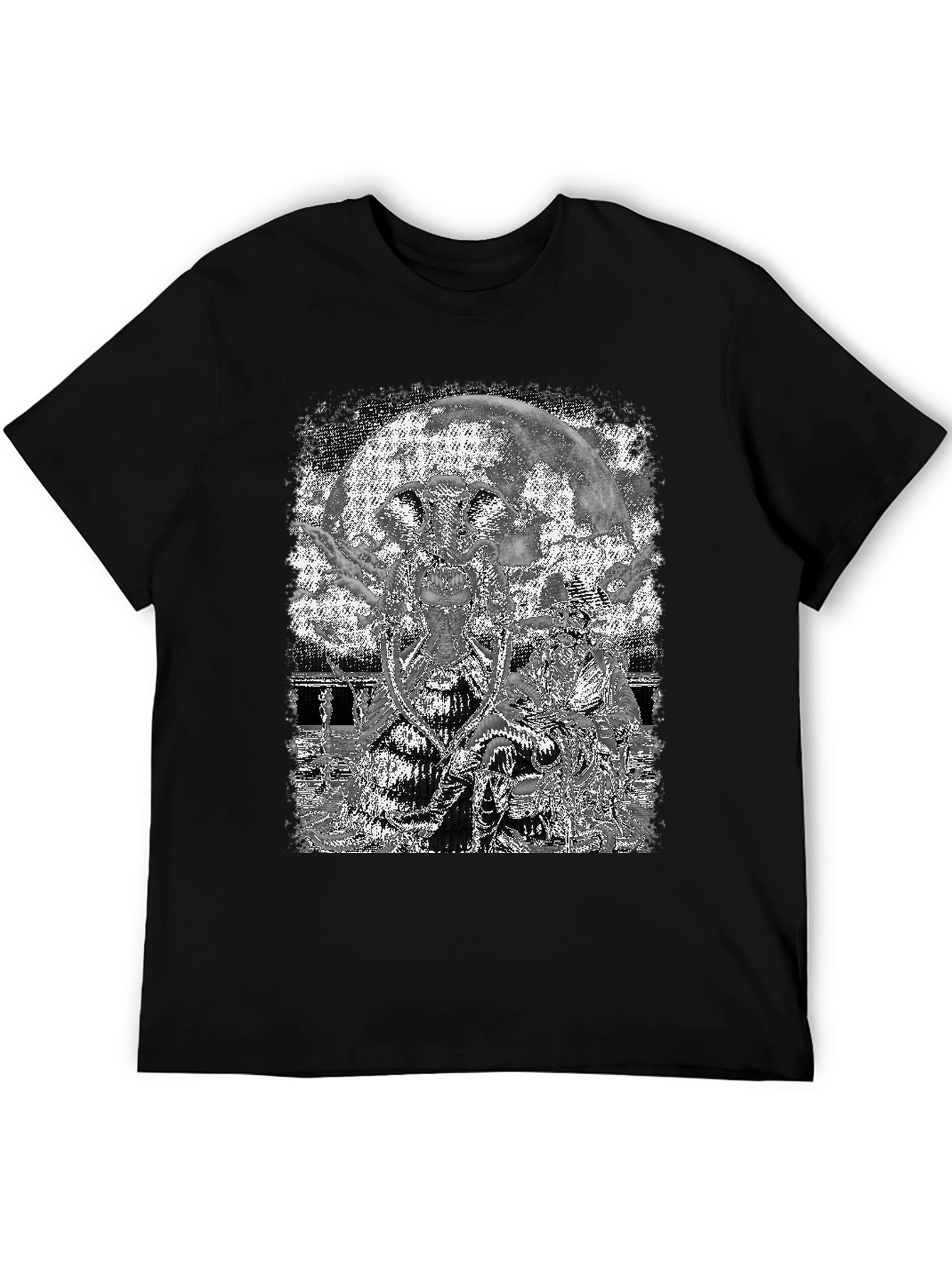 Lunar Creature T-Shirt - Graphic Print Tee