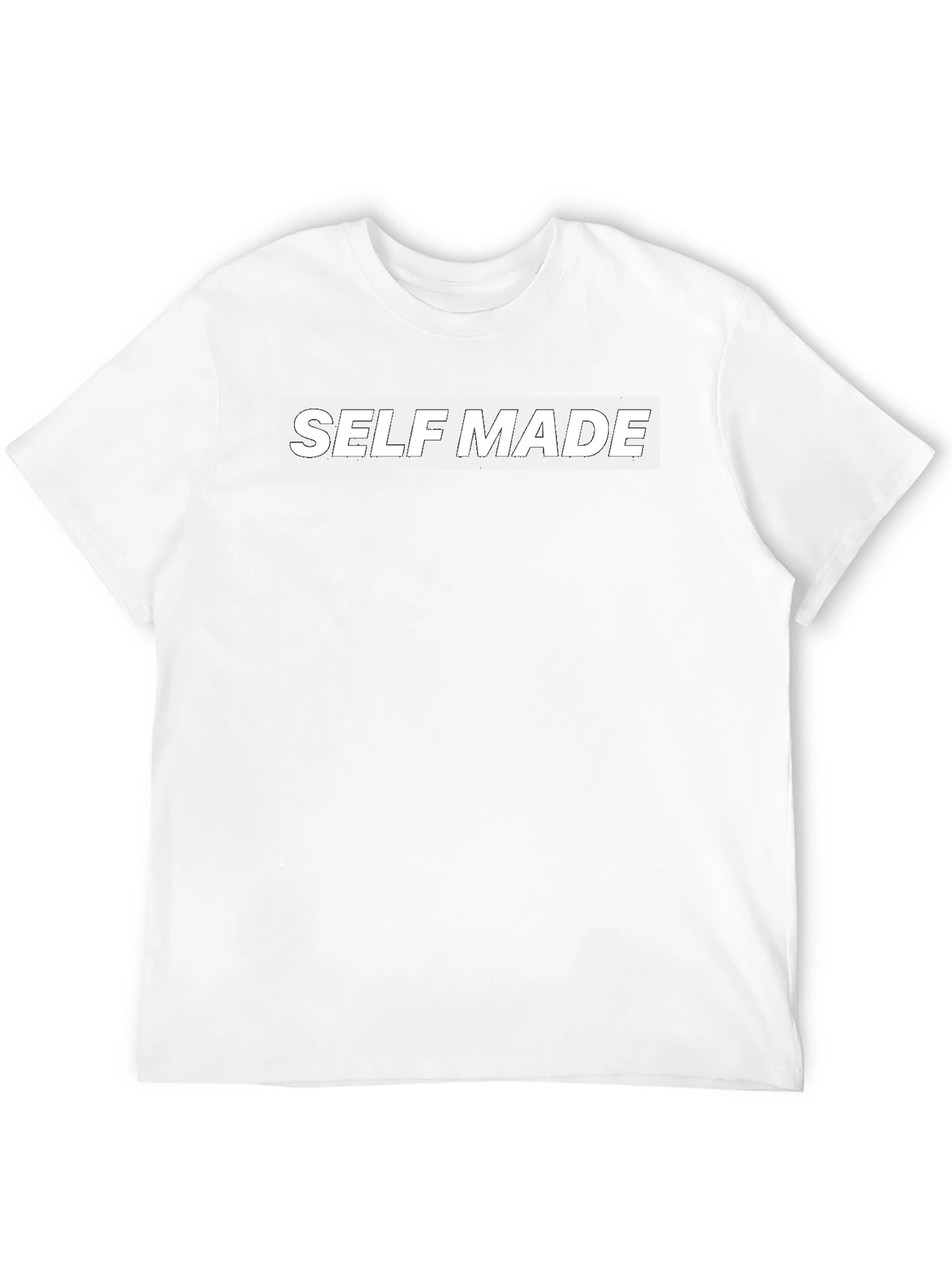 Self Made Black Graphic T-Shirt