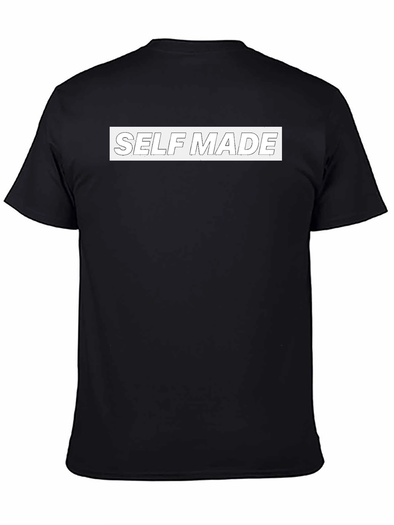 Self Made Black Graphic T-Shirt
