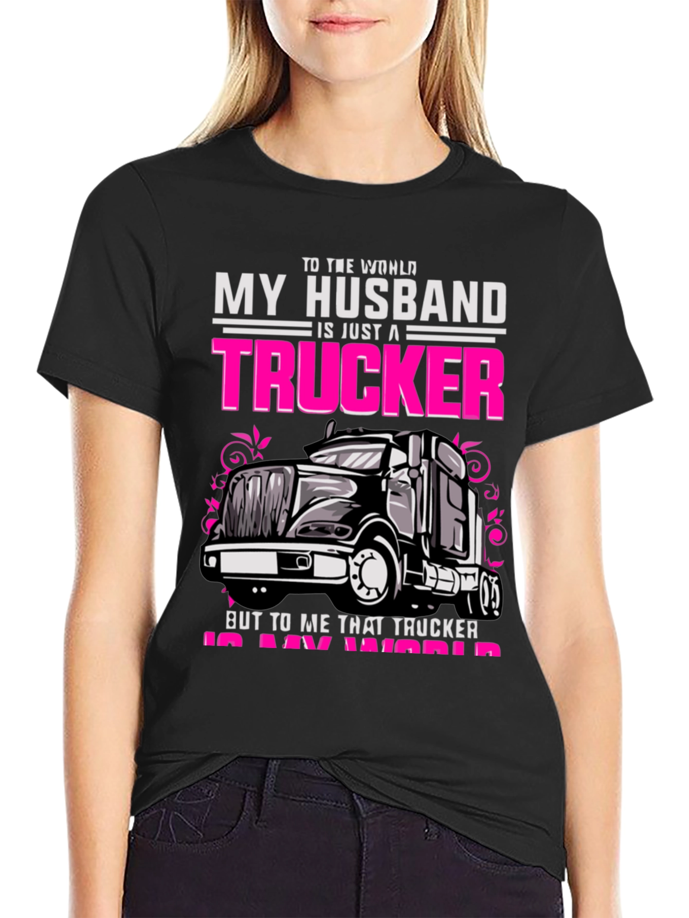 My Husband is a Trucker T-Shirt