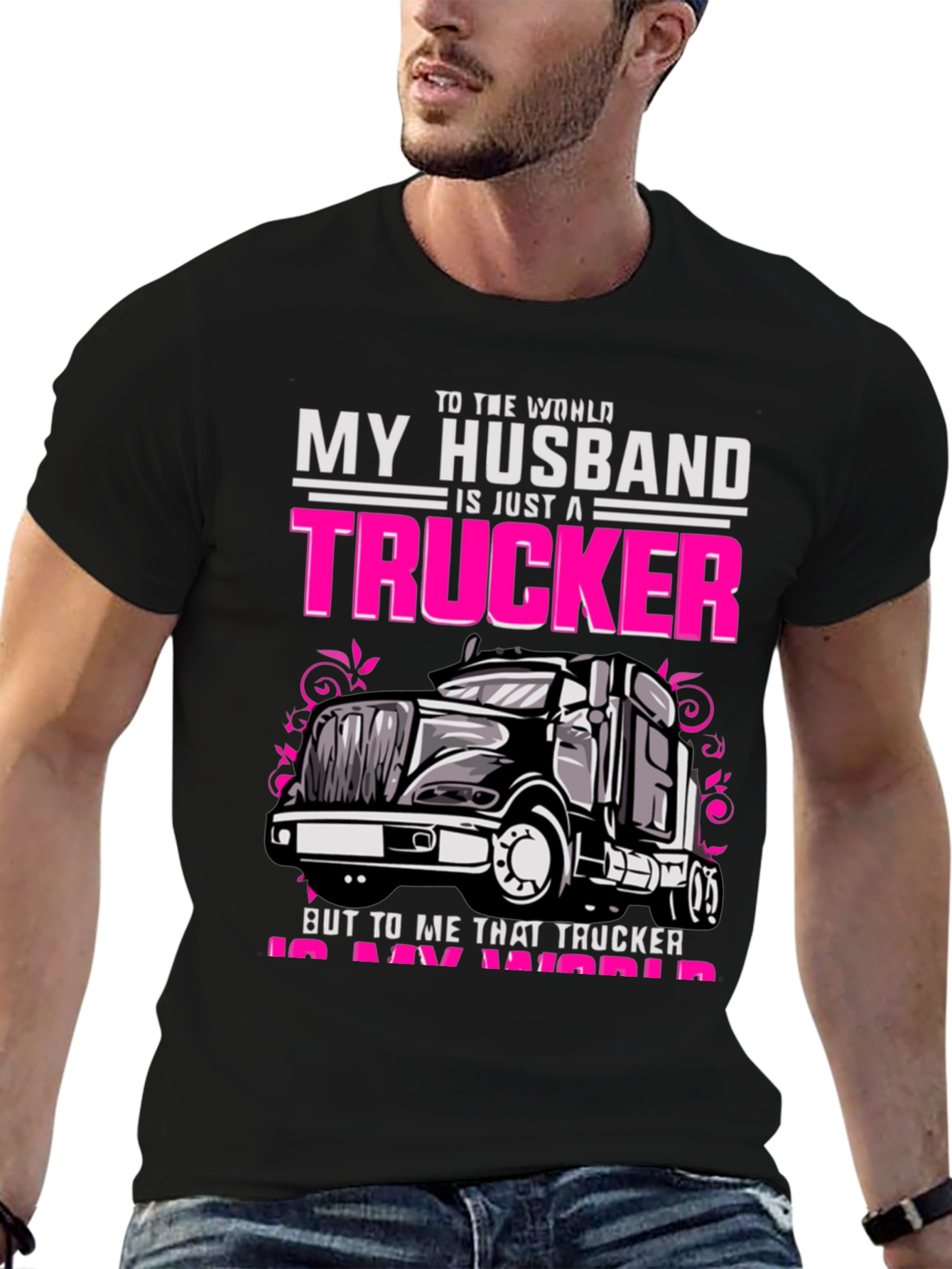 My Husband is a Trucker T-Shirt