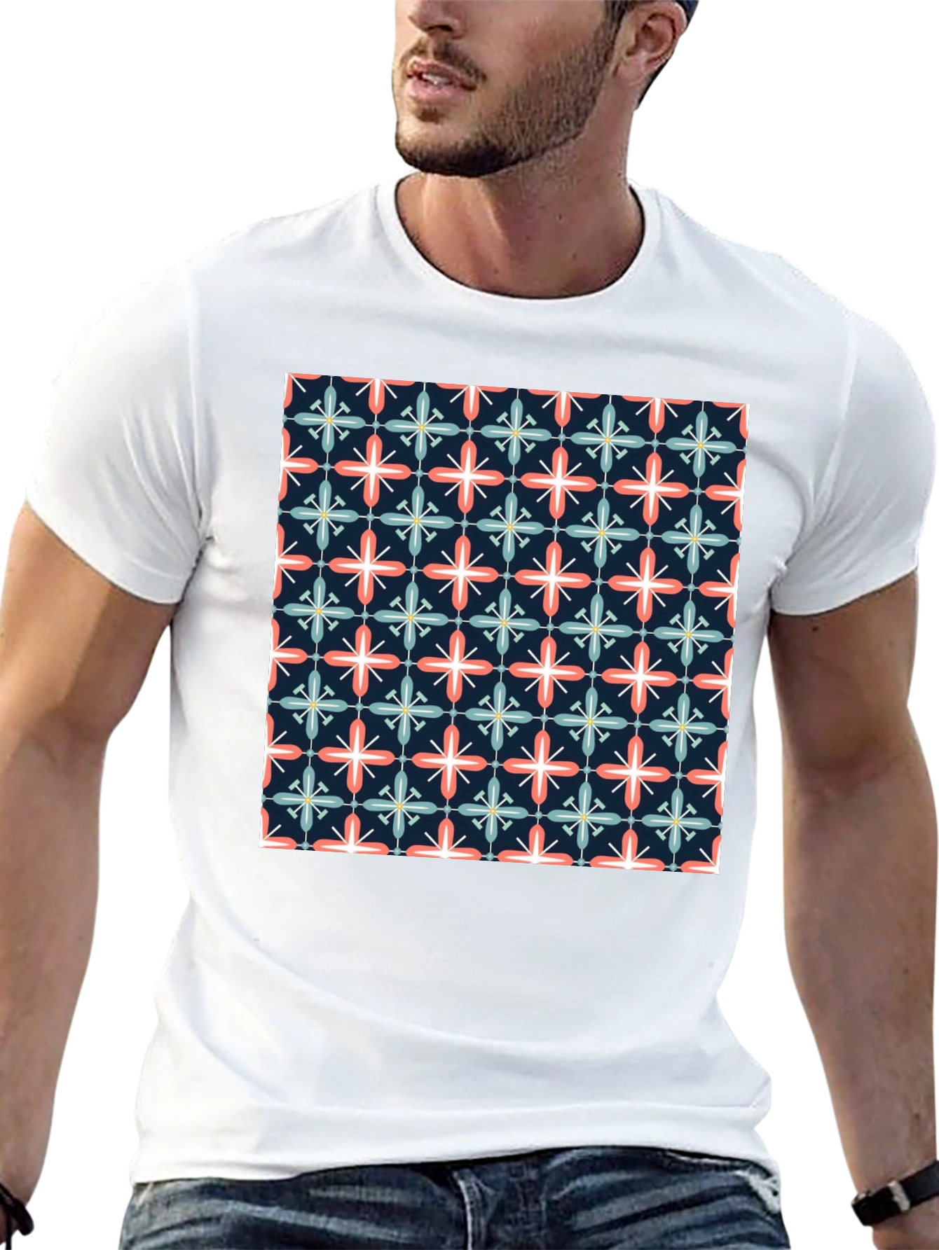 Floral Pattern T-Shirt: Stylish & Unique