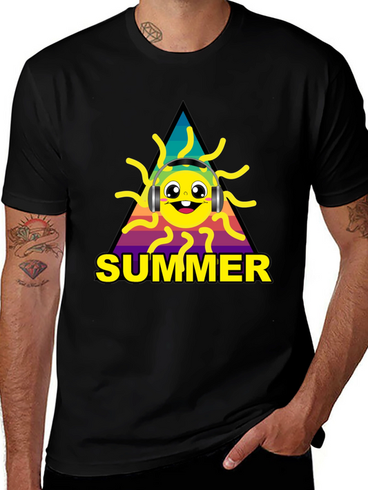 Summer Sun Graphic Tee - Music Lovers Style