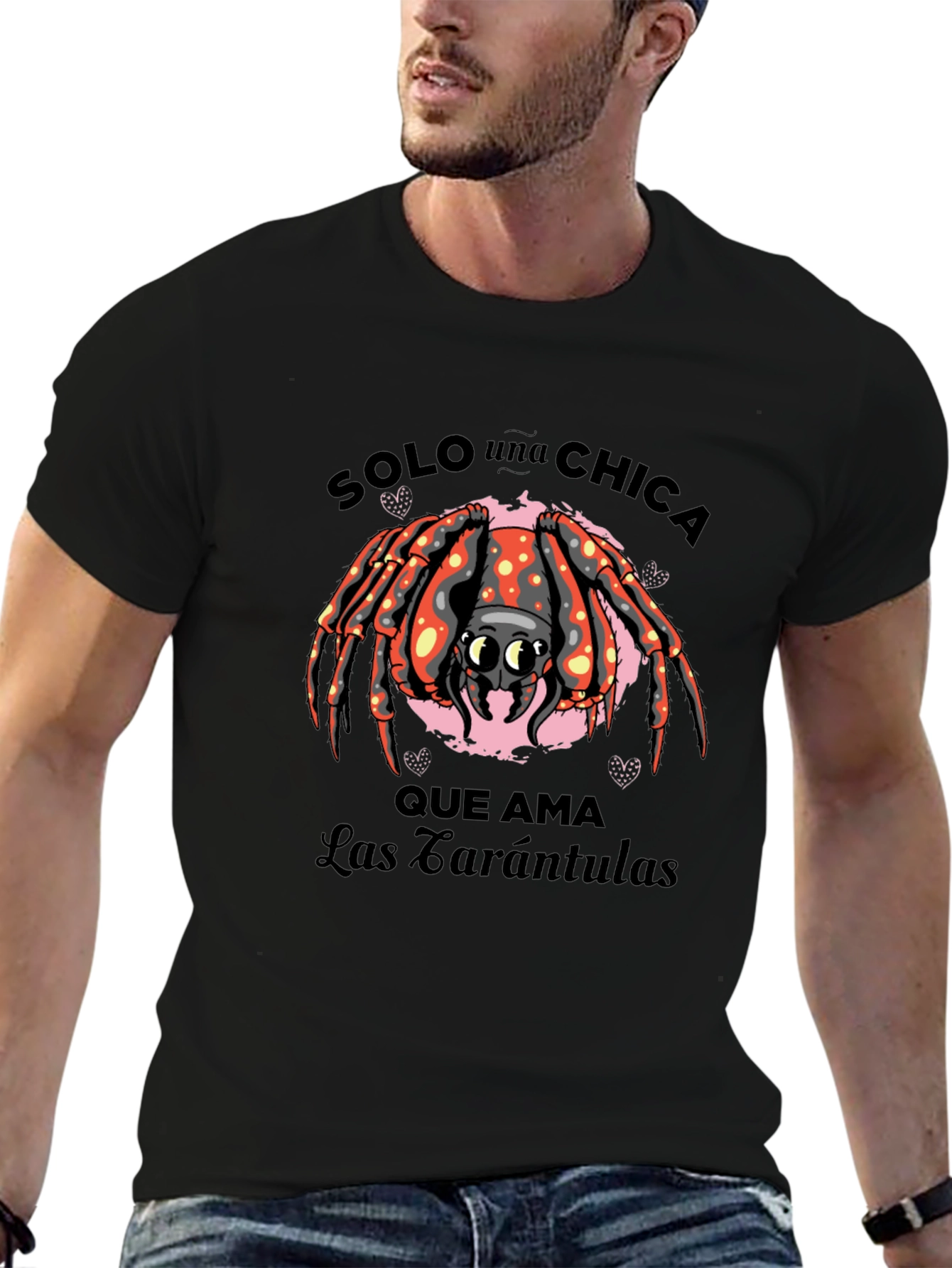 Tarantula Lover Graphic Tee -  Solo una Chica