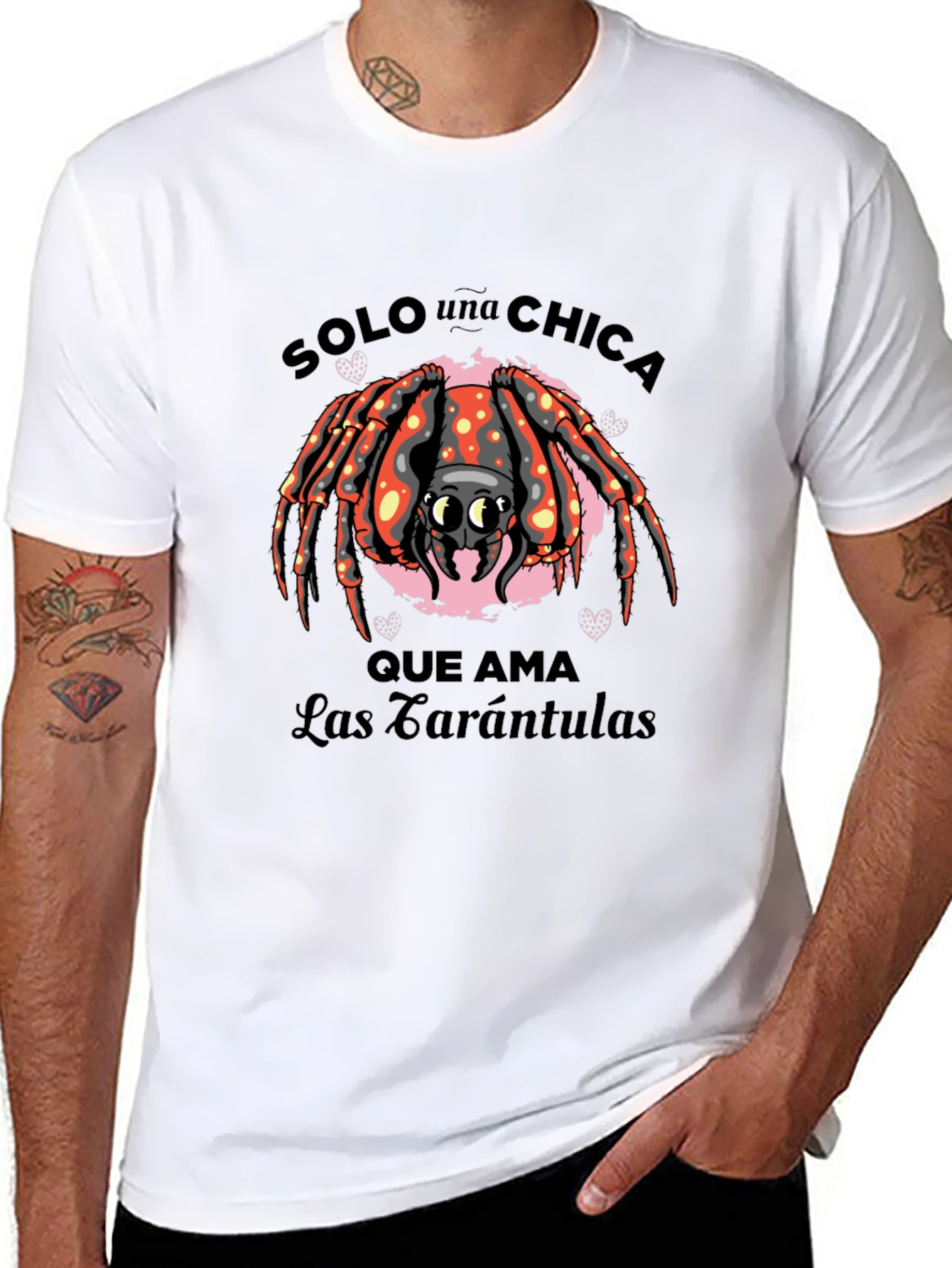 Tarantula Lover Graphic Tee -  Solo una Chica
