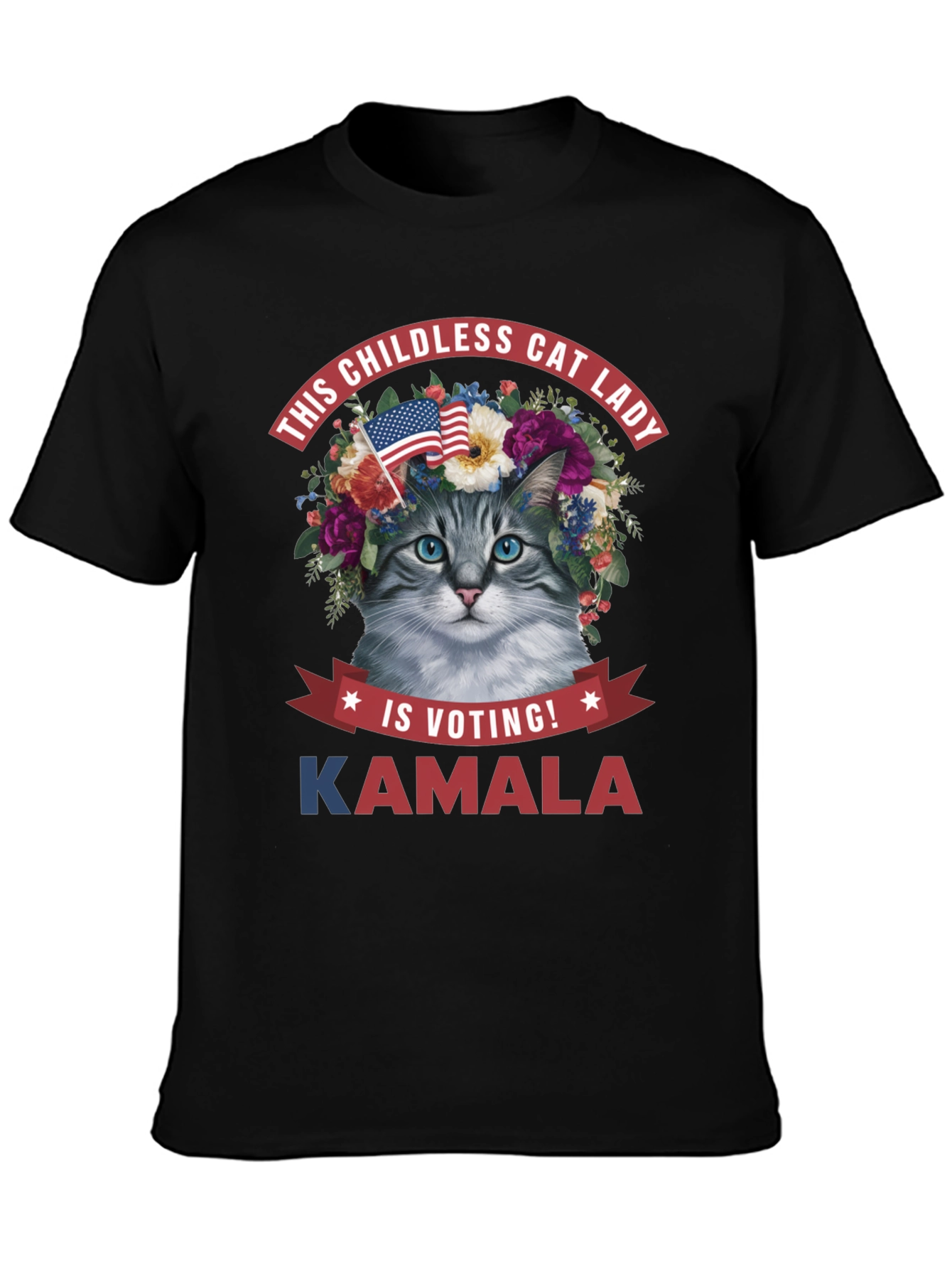 Childless Cat Lady Kamala T-Shirt