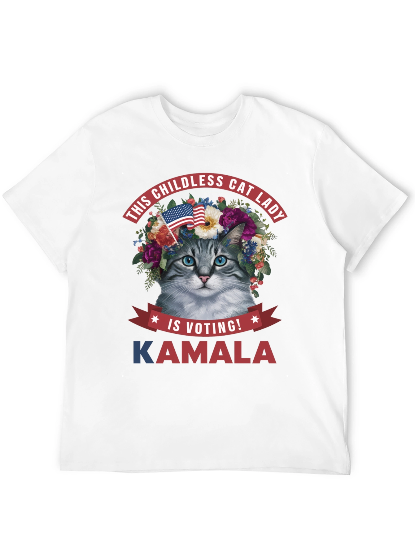 Childless Cat Lady Kamala T-Shirt