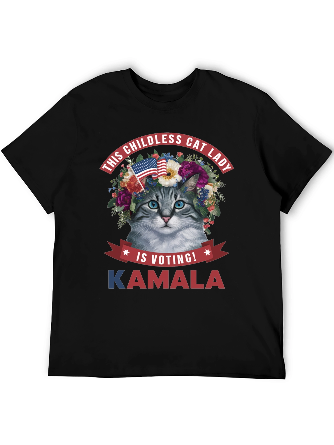 Childless Cat Lady Kamala T-Shirt