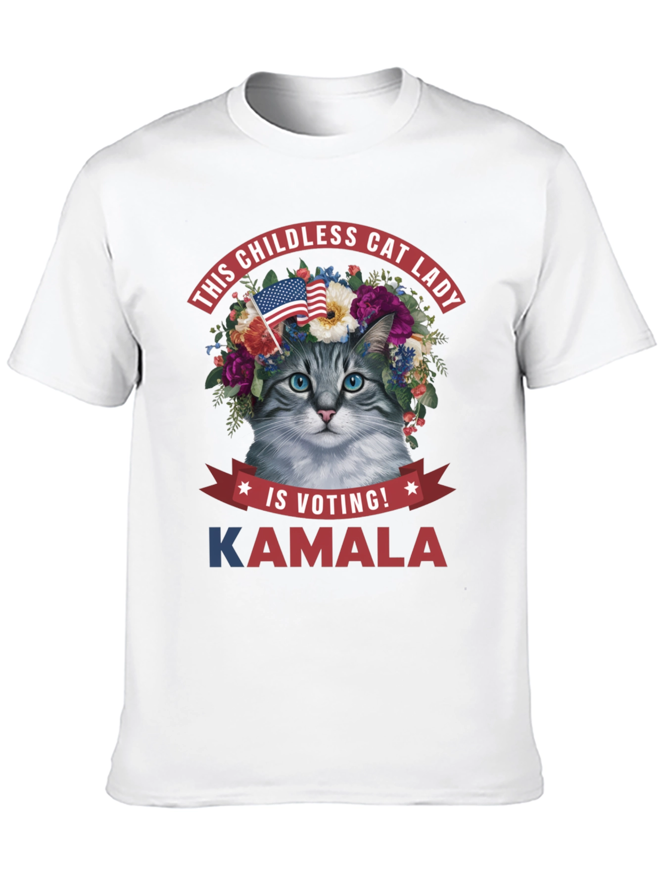 Childless Cat Lady Kamala T-Shirt