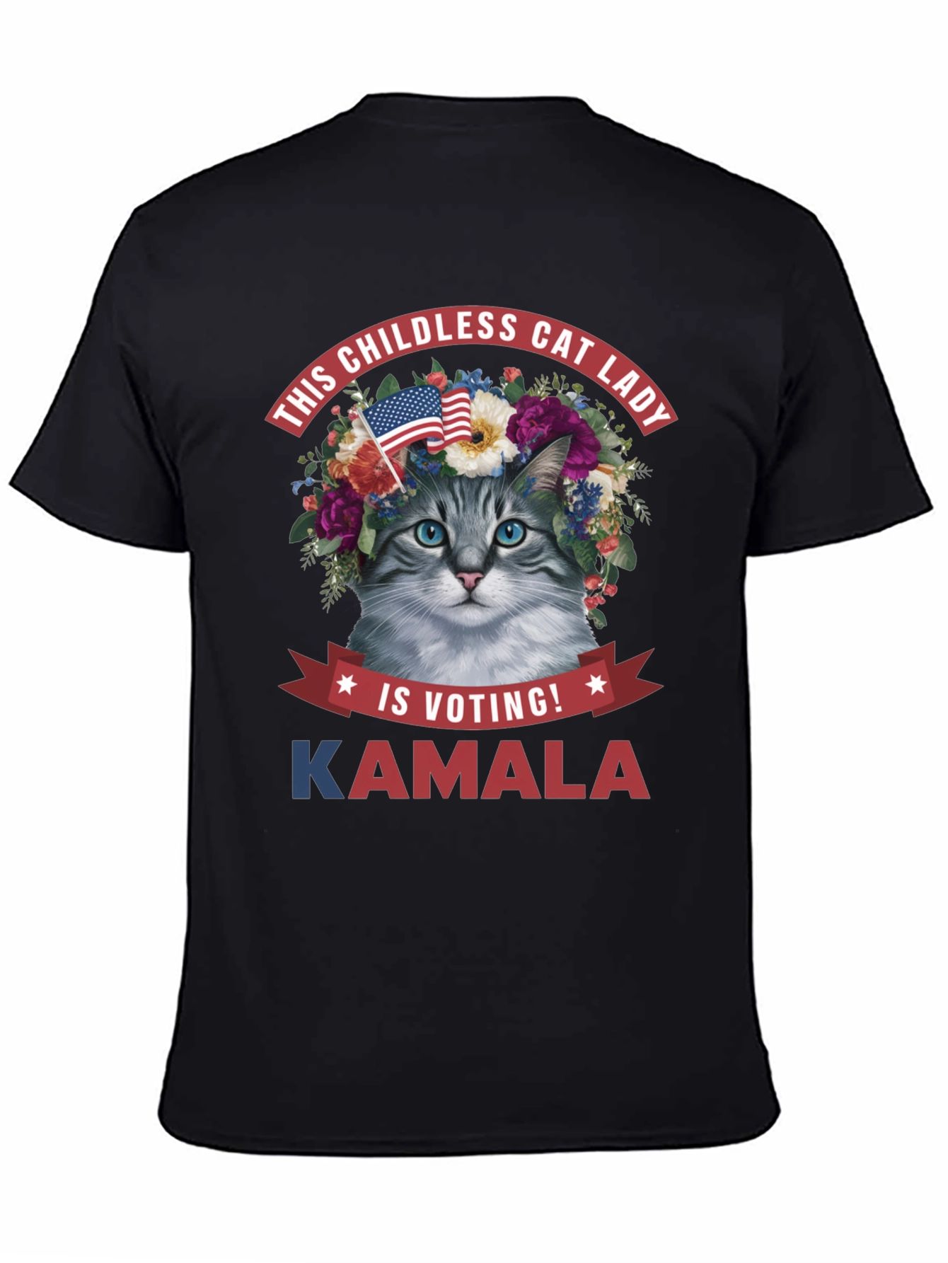 Childless Cat Lady Kamala T-Shirt