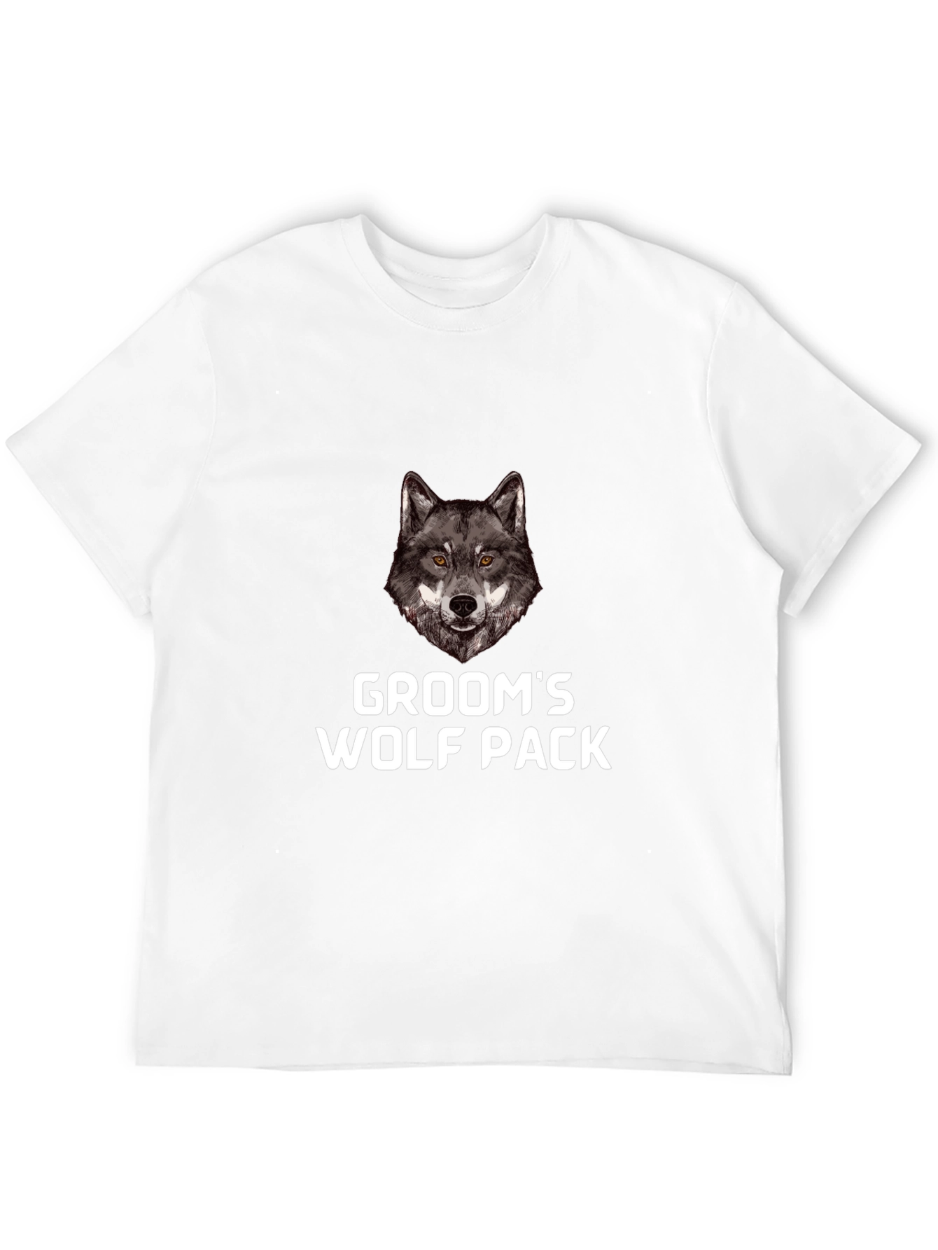 Grooms Wolf Pack Black T-Shirt