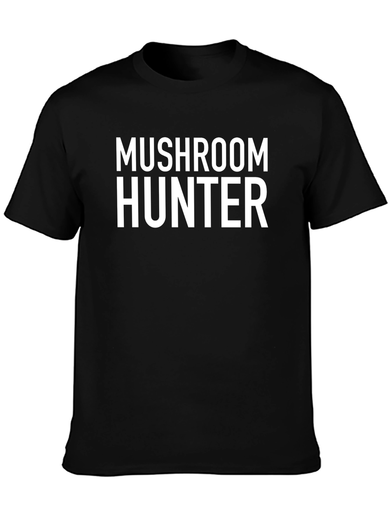 Mushroom Hunter Graphic Tee - Black