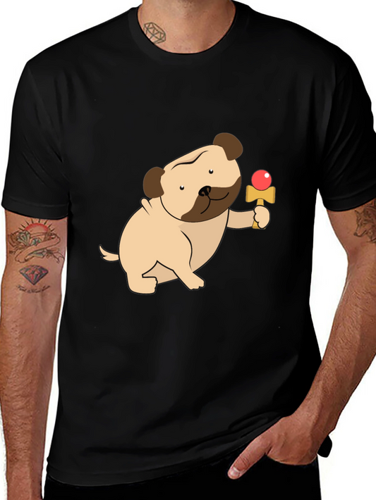 Dog Kendama Graphic Tee - Playful Comfort