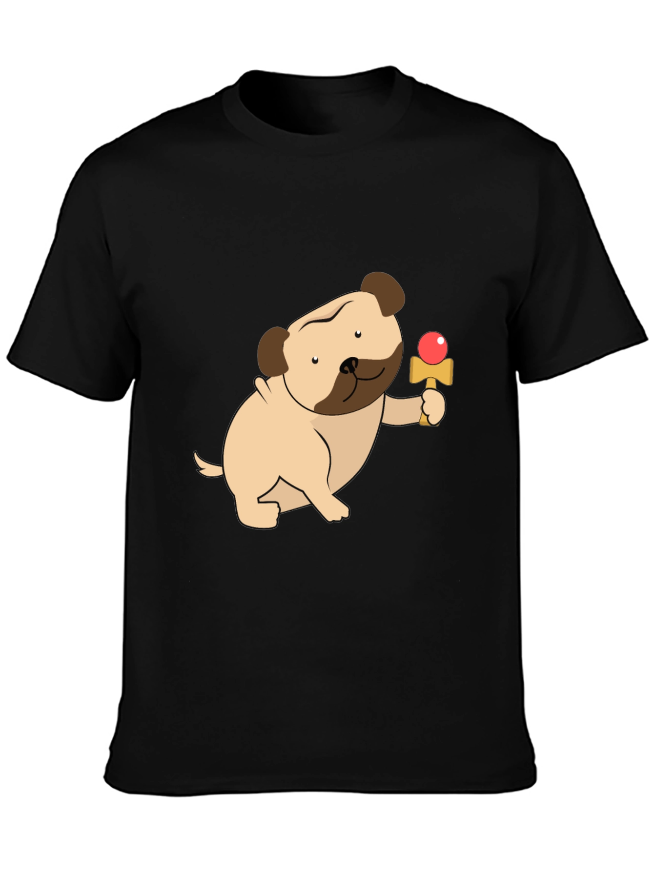 Dog Kendama Graphic Tee - Playful Comfort