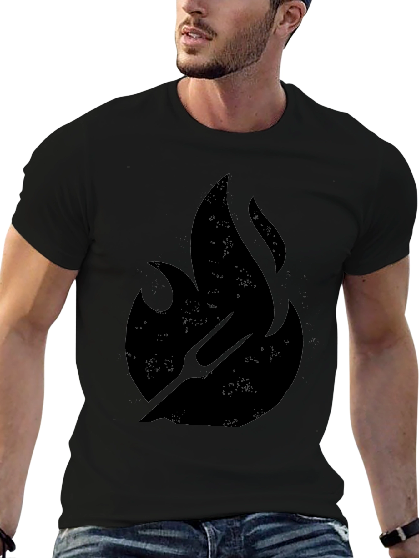 Flame & Fork Black T-Shirt
