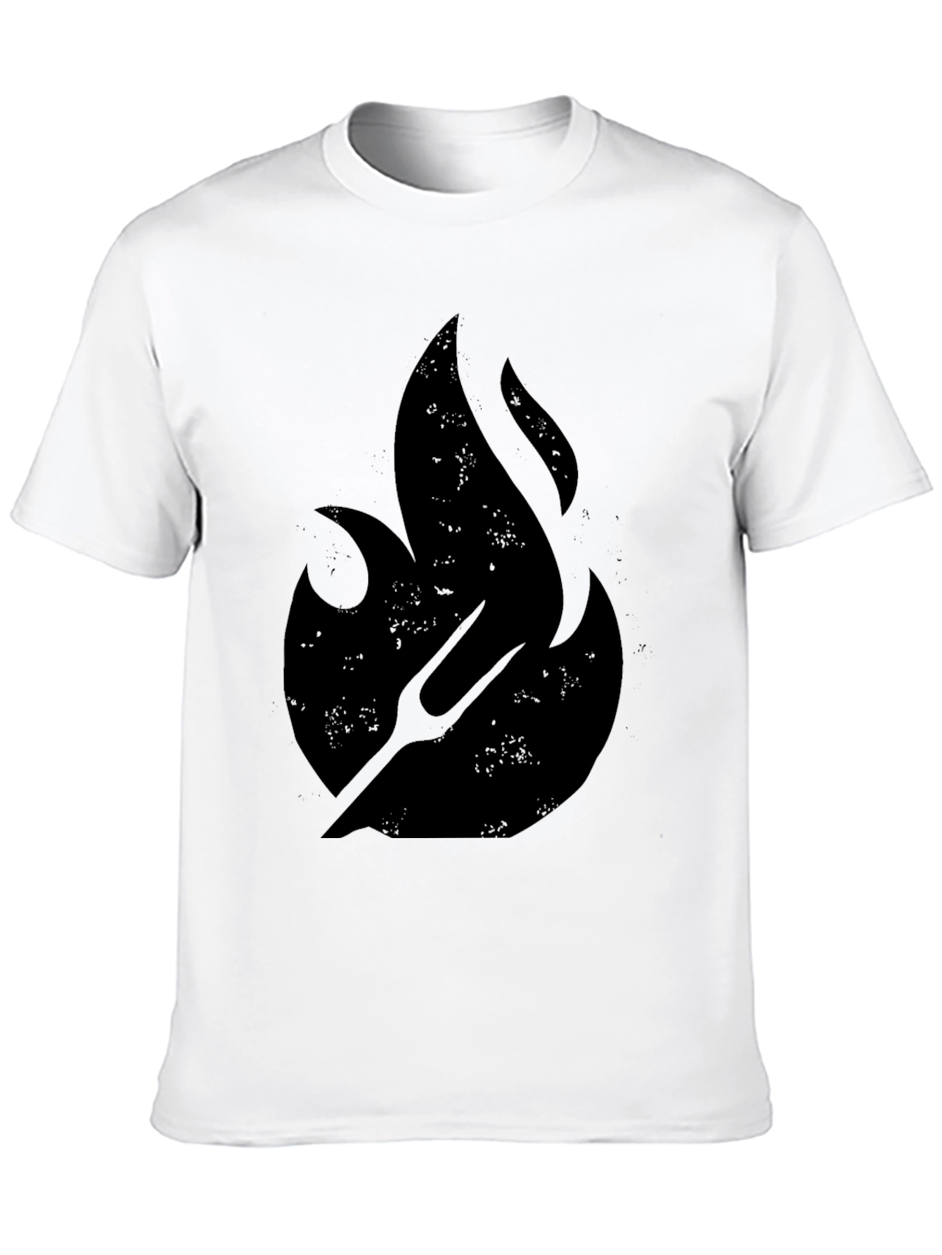 Flame & Fork Black T-Shirt