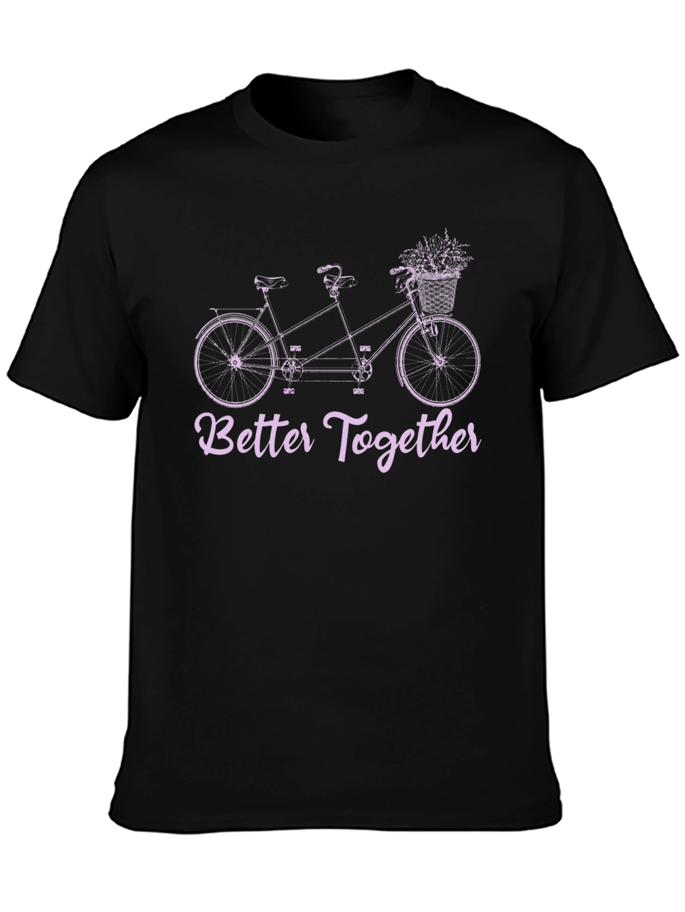 Better Together Tandem Bike Graphic Tee