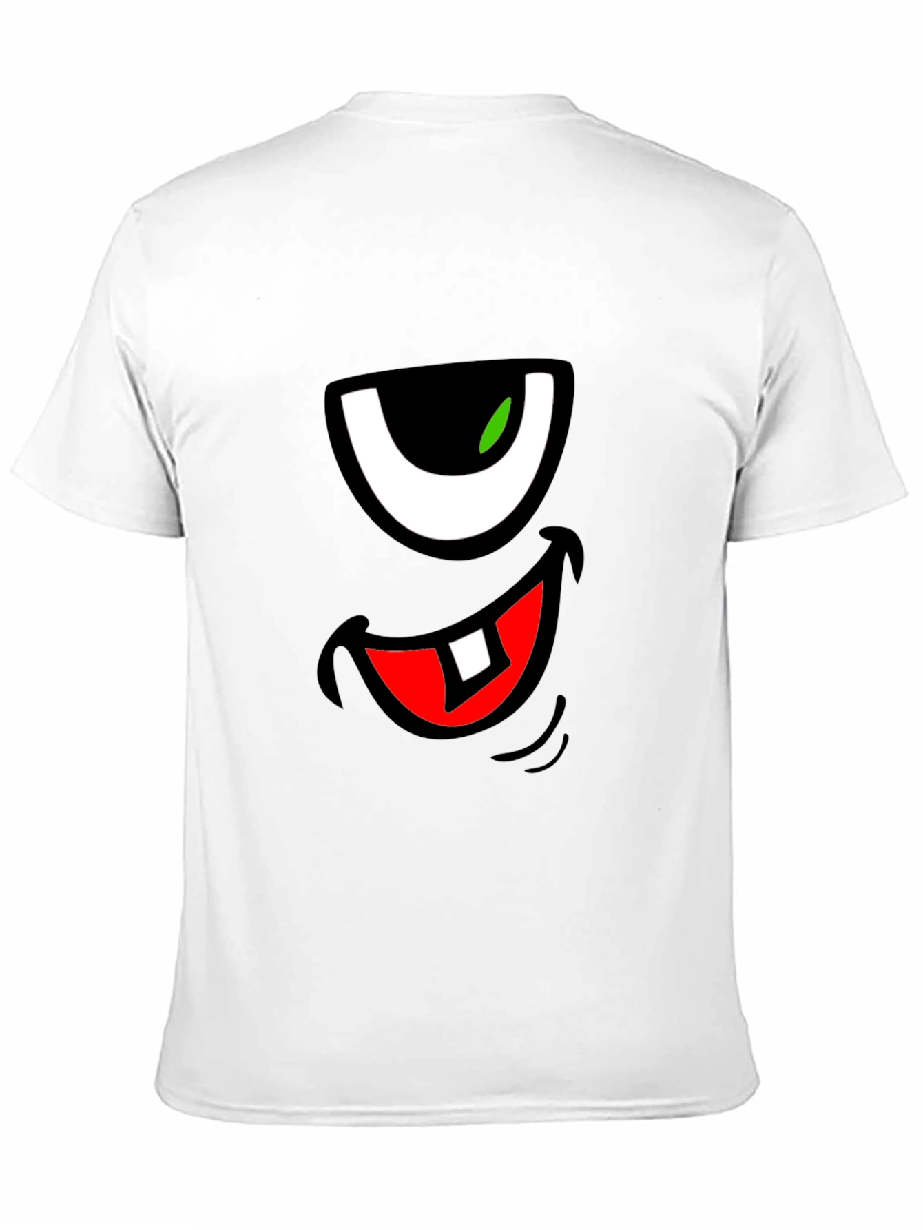 Funny Monster Face Graphic T-Shirt