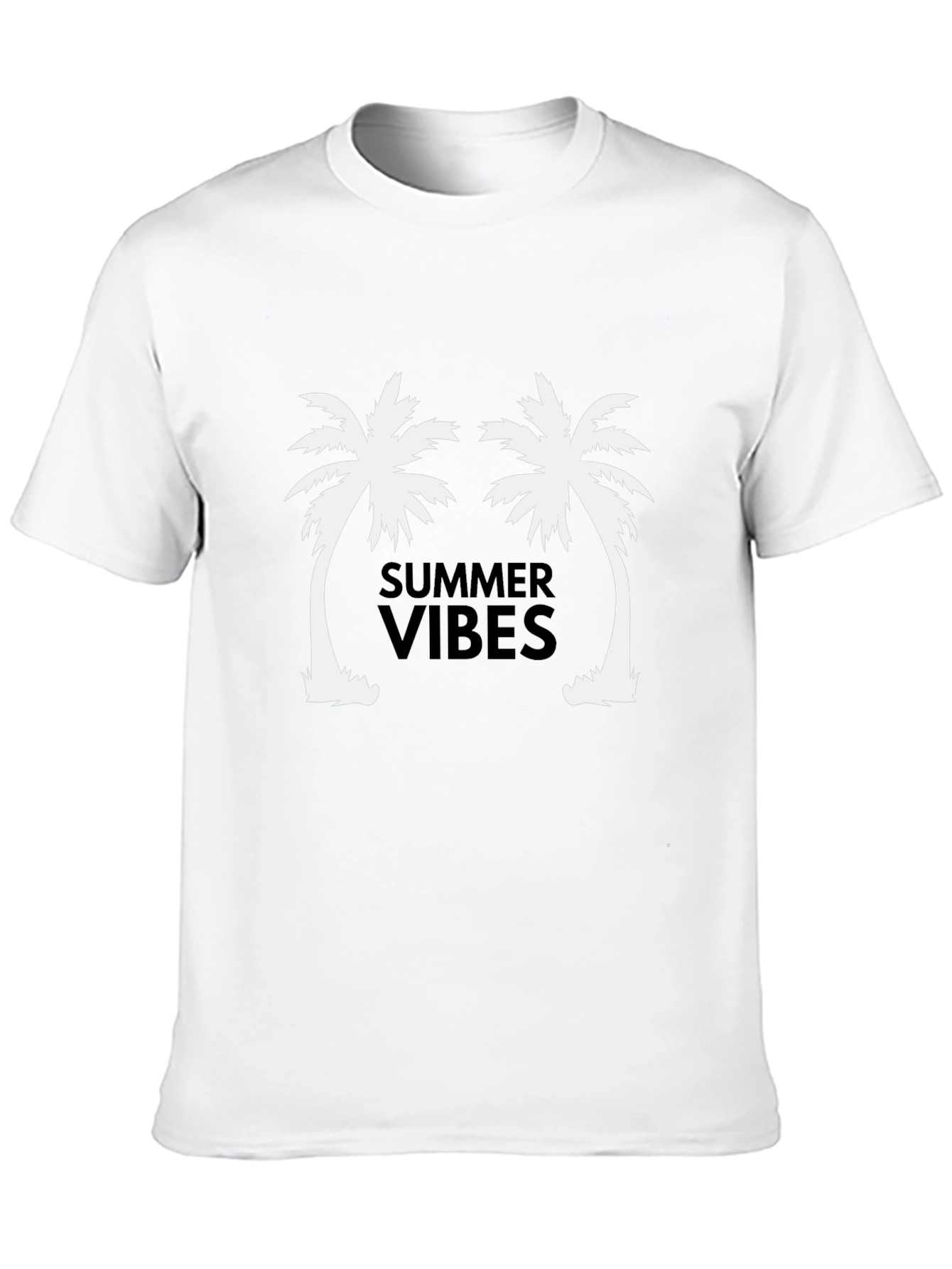 Summer Vibes Palm Tree Graphic Tee