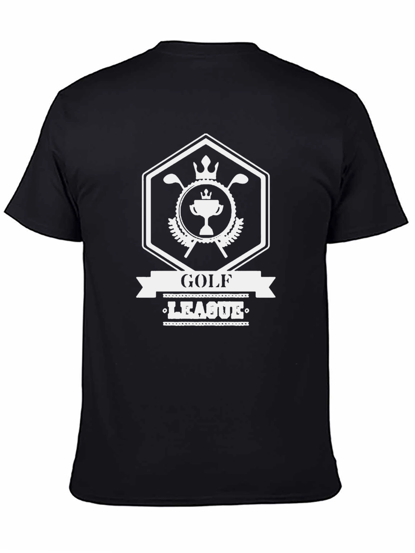 Golf League Black T-Shirt