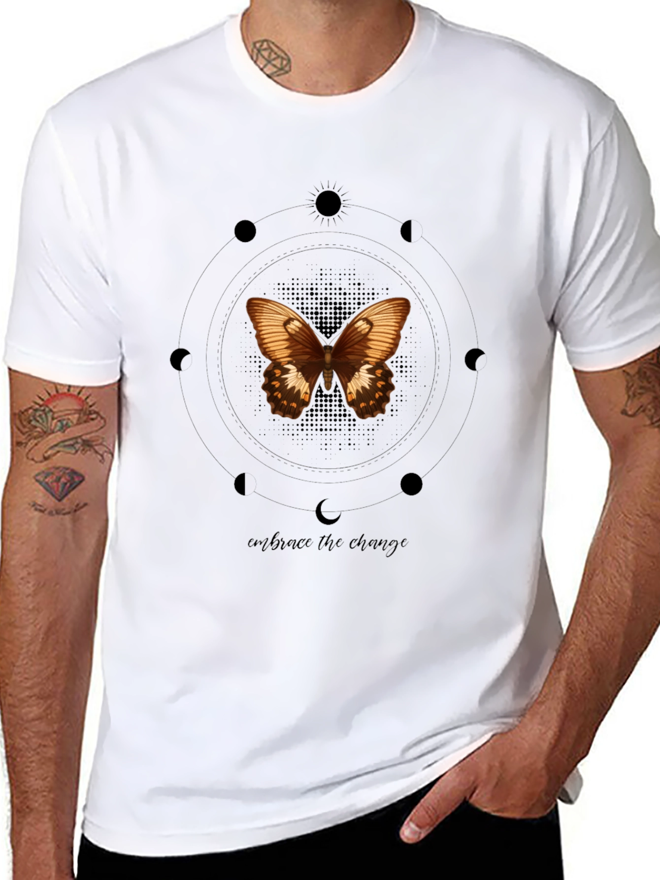 Butterfly Phases Graphic Tee - Embrace Change