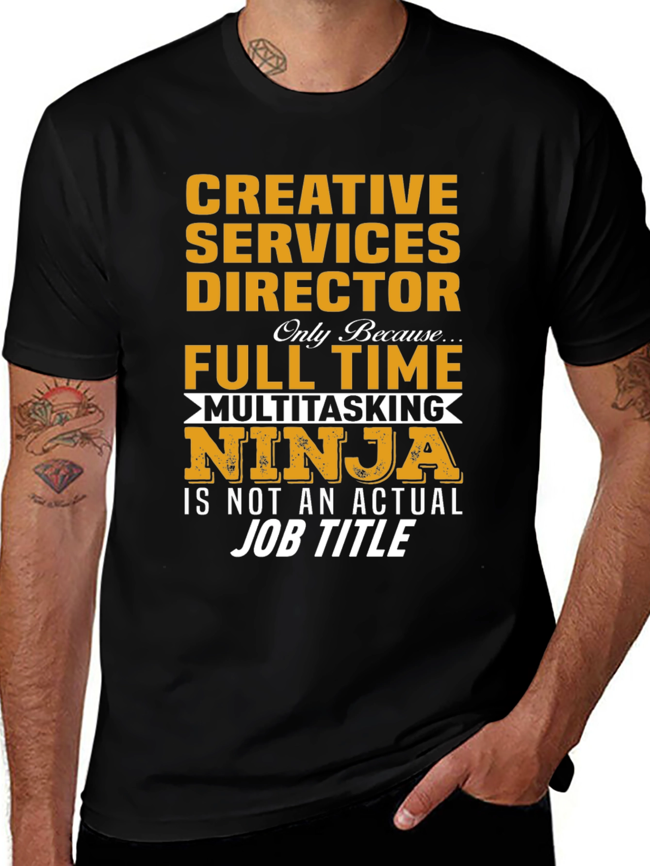 Creative Services Director Multitasking Ninja T-Shirt