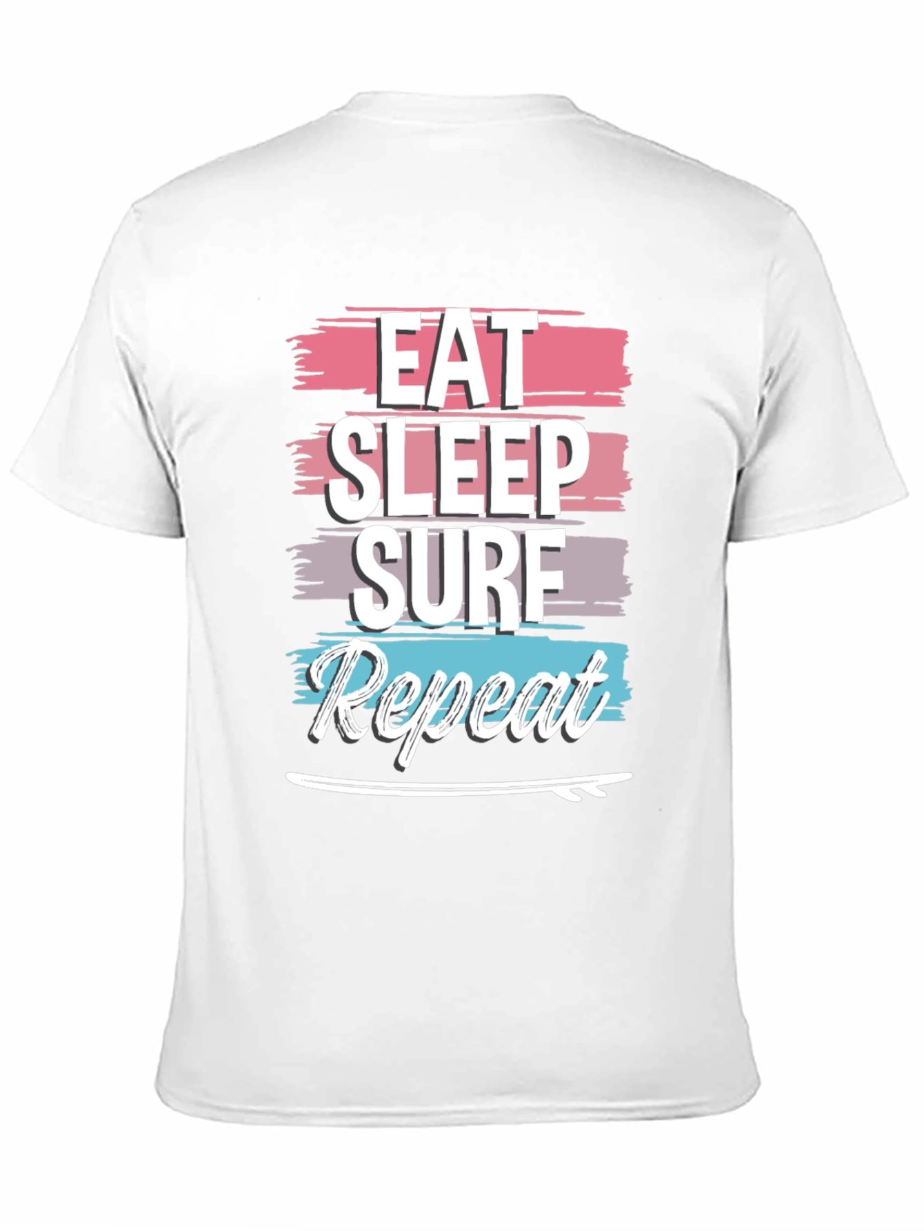 Eat Sleep Surf Repeat Graphic Tee