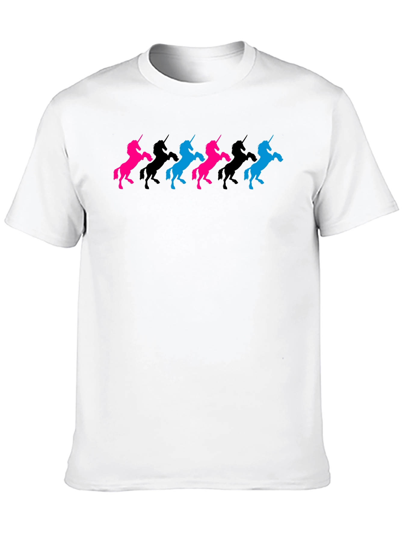 Unicorn Silhouette T-Shirt - Black