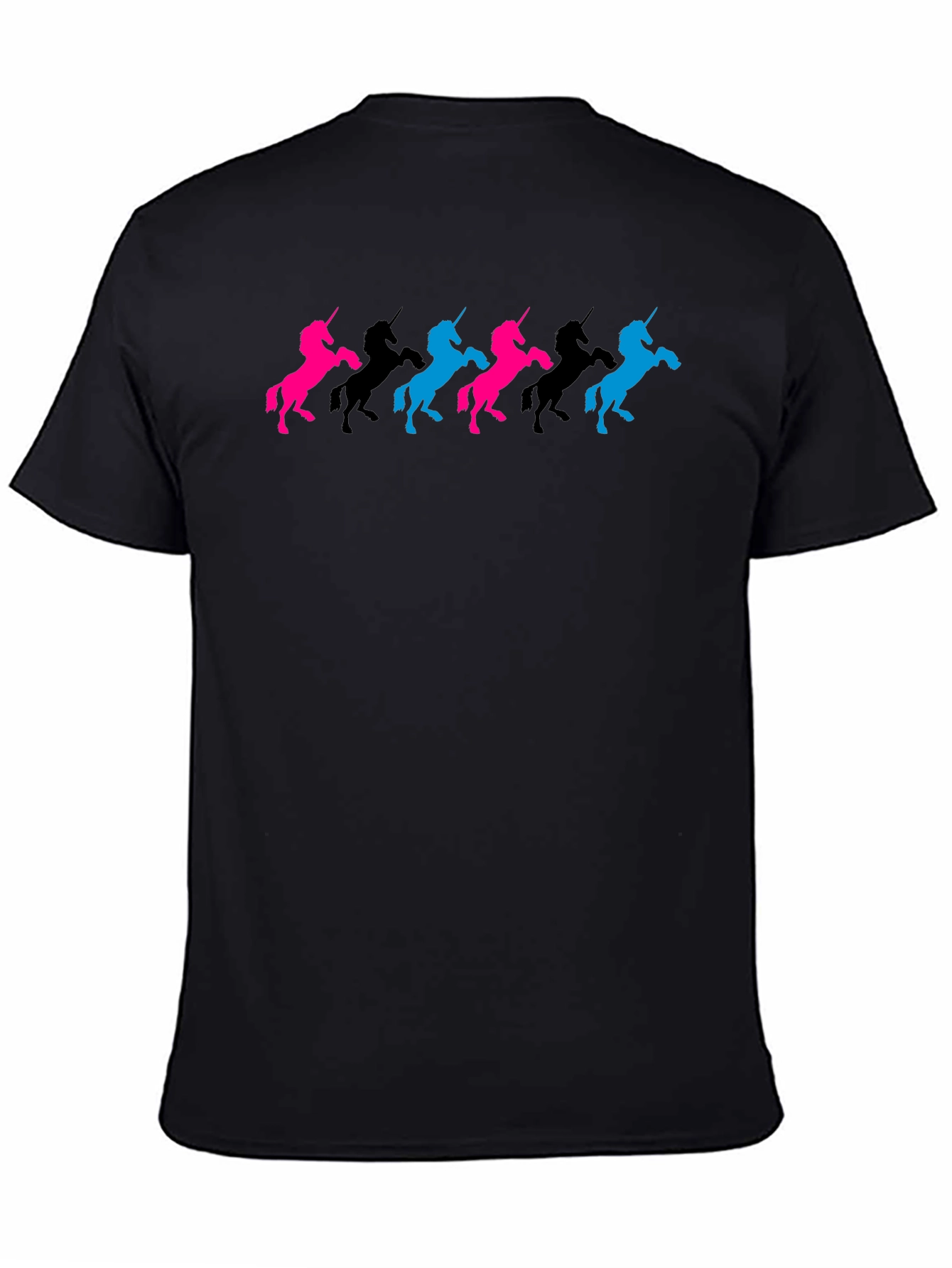 Unicorn Silhouette T-Shirt - Black