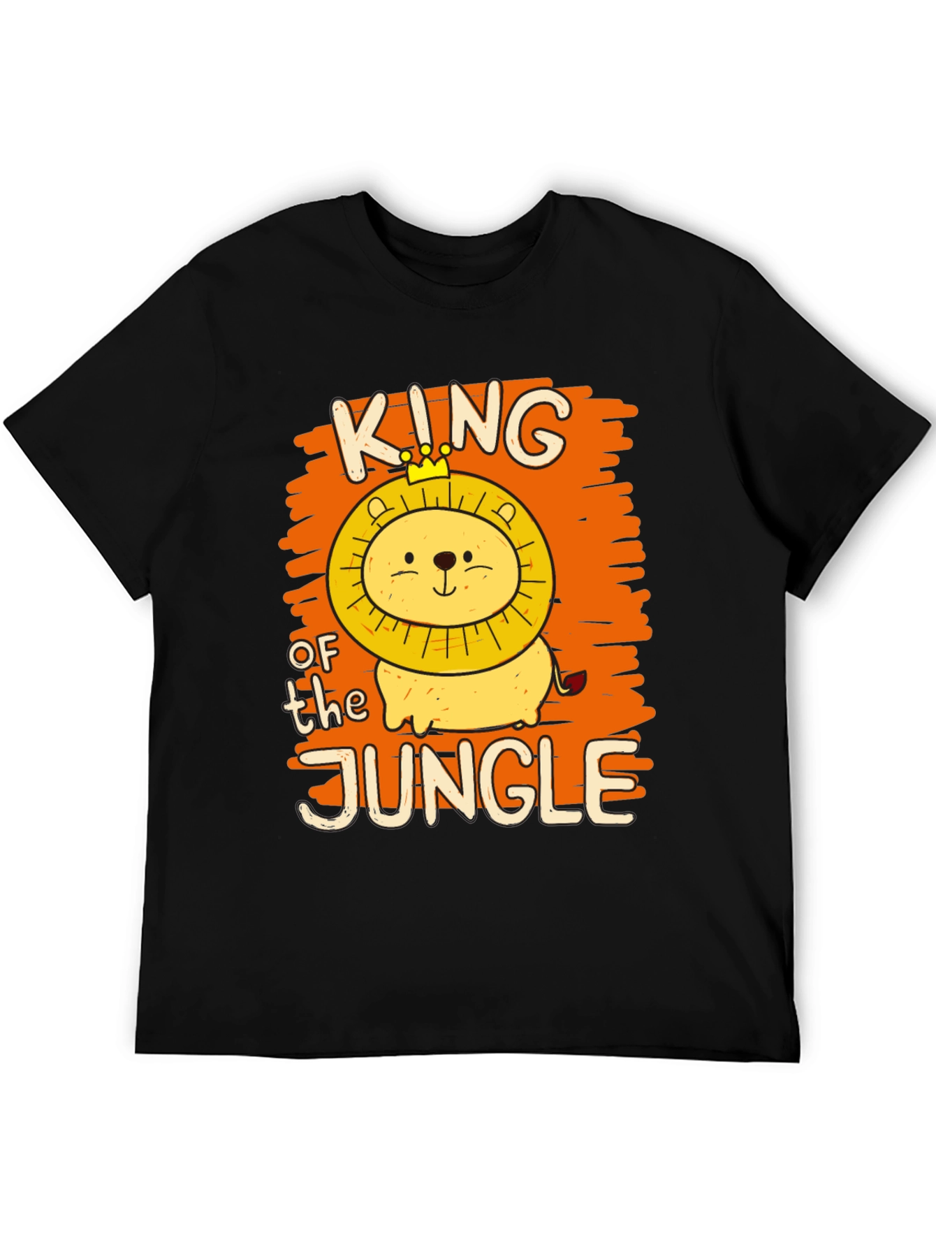 King of the Jungle Lion Graphic T-Shirt