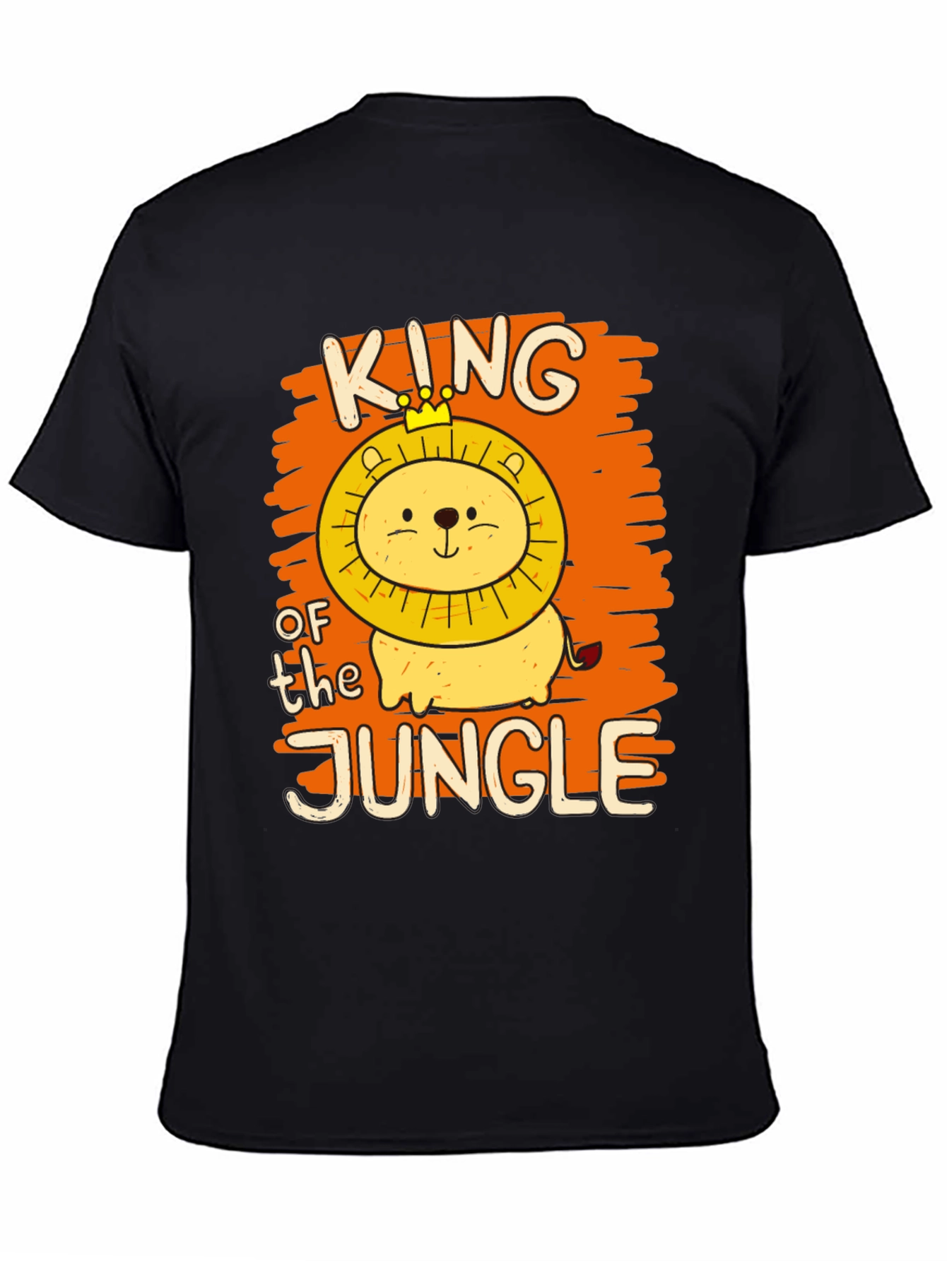 King of the Jungle Lion Graphic T-Shirt