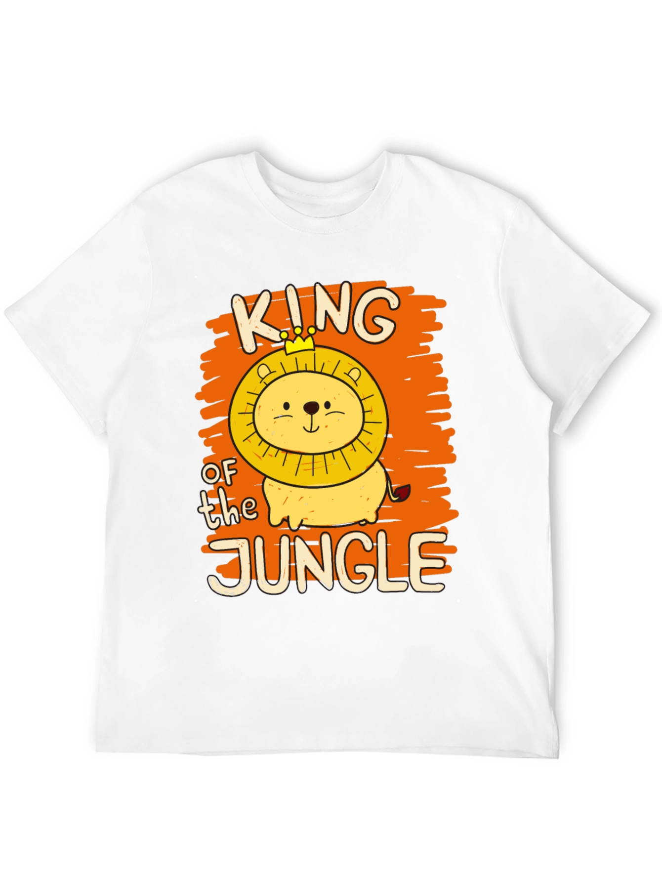 King of the Jungle Lion Graphic T-Shirt