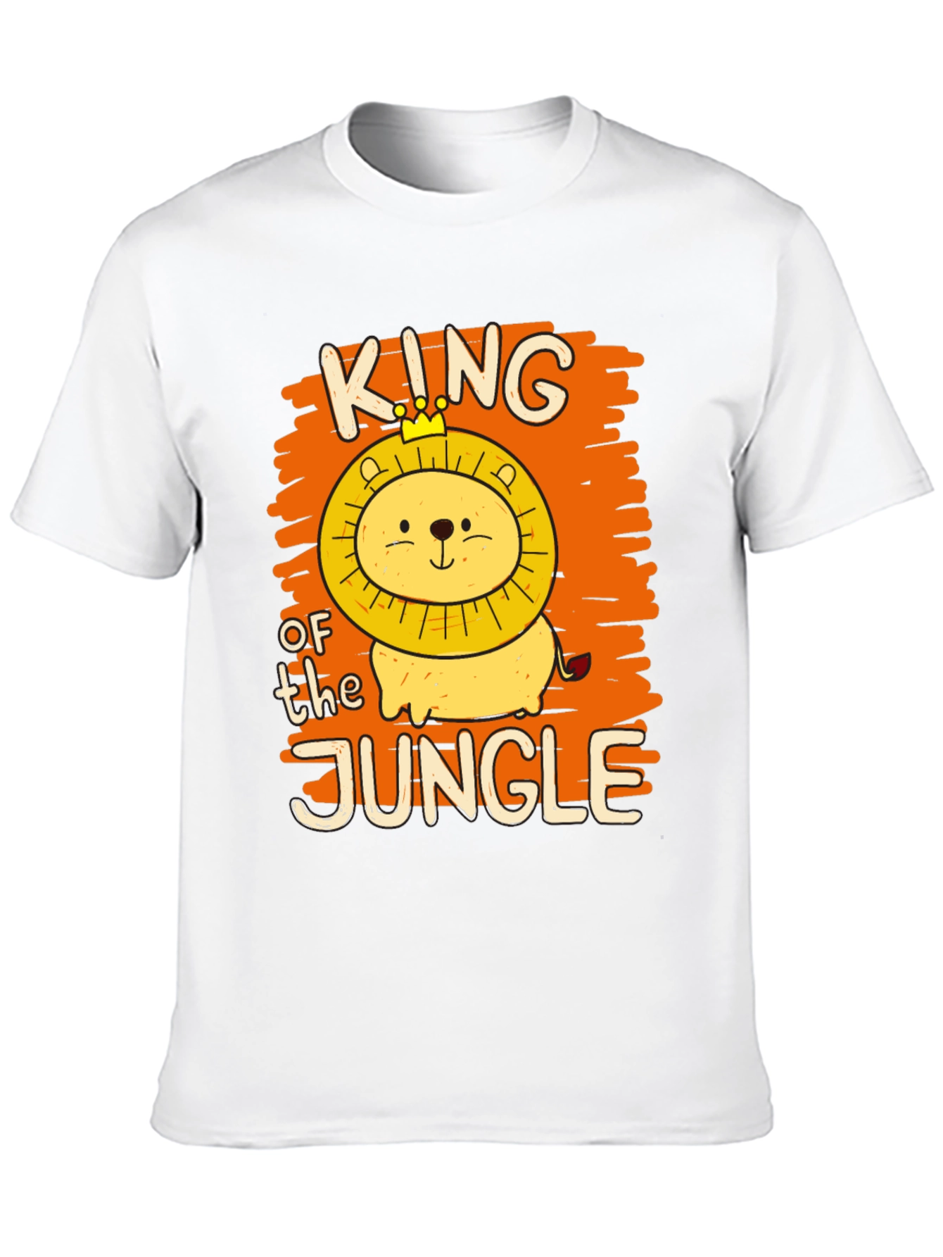 King of the Jungle Lion Graphic T-Shirt