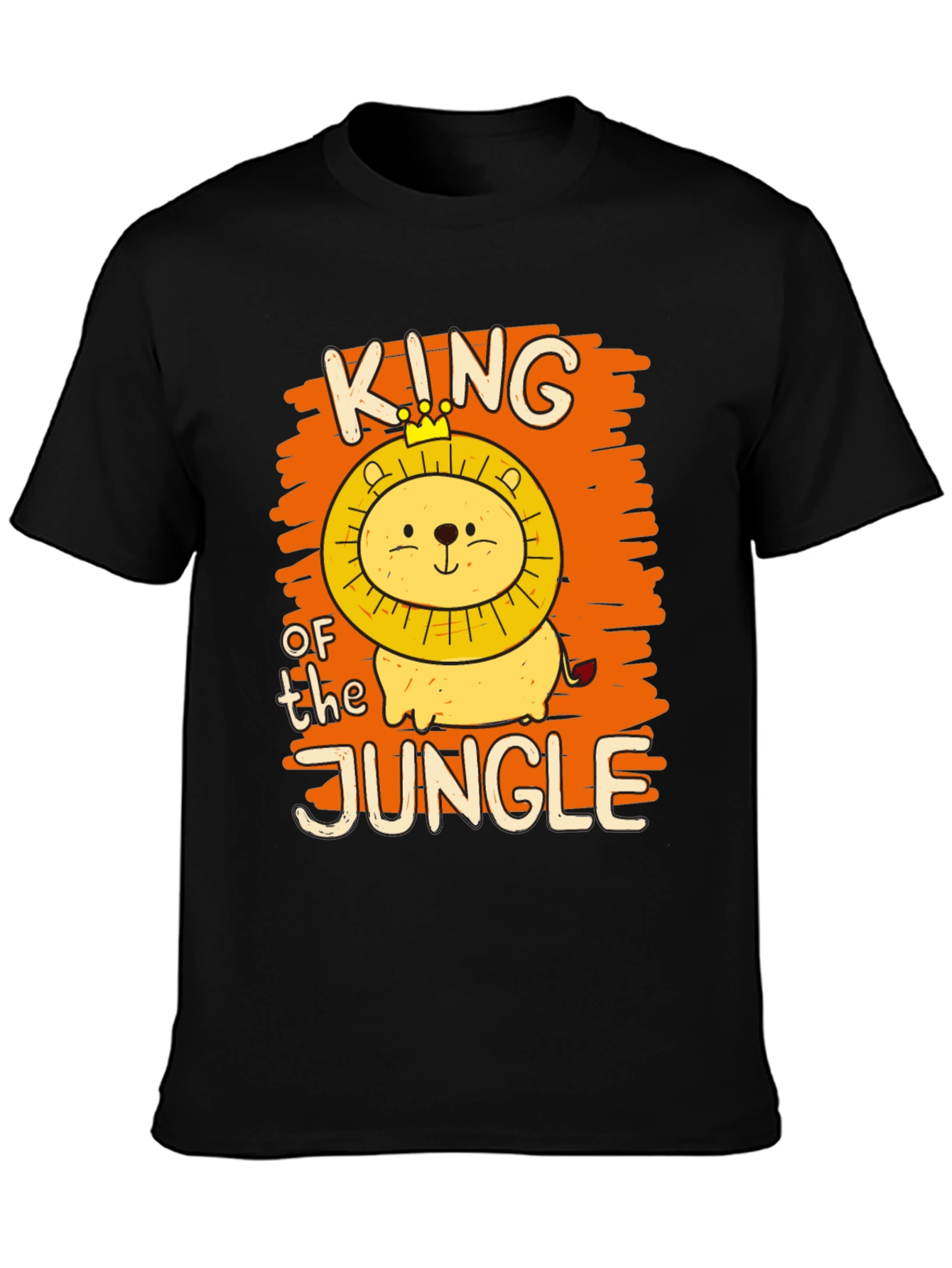 King of the Jungle Lion Graphic T-Shirt