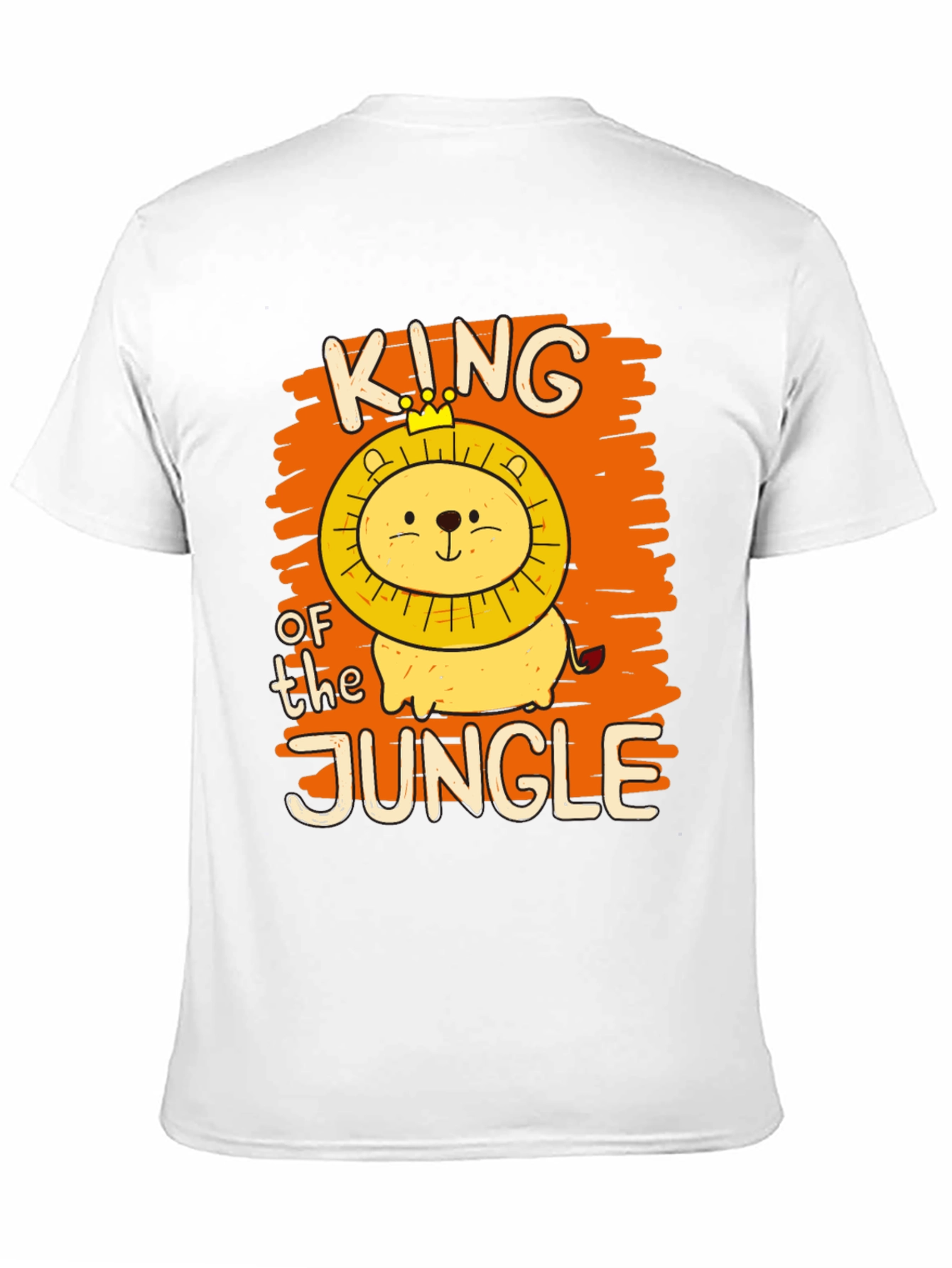 King of the Jungle Lion Graphic T-Shirt