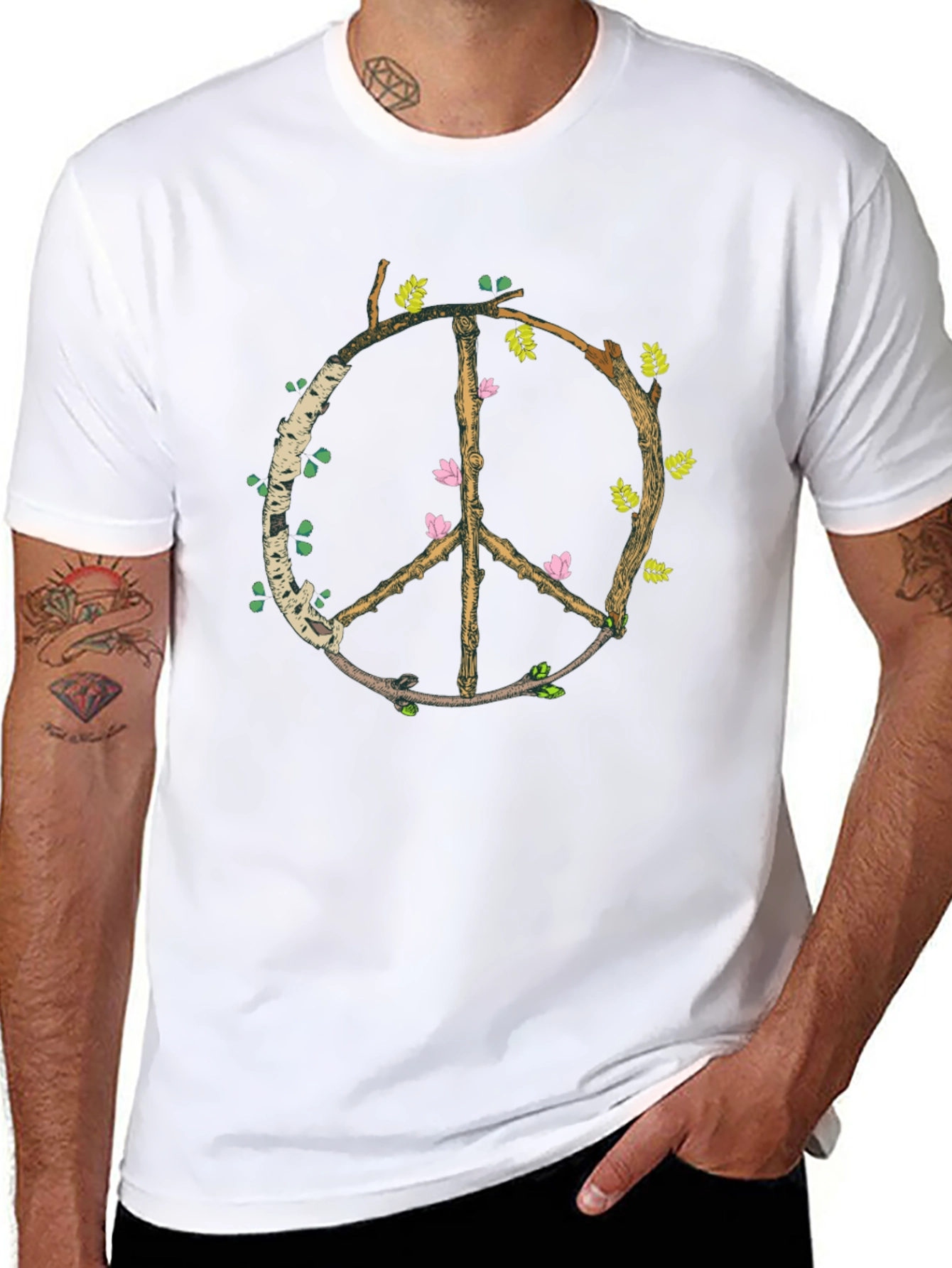 Nature Peace Sign T-Shirt
