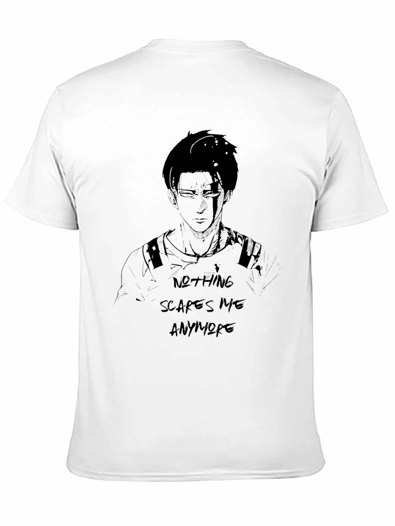 Attack on Titan Anime T-Shirt -  Nothing Scares Me