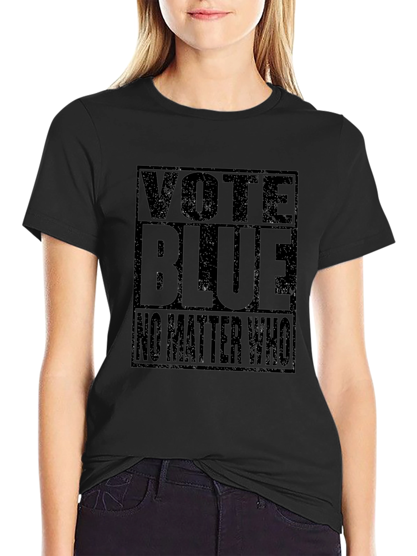 Vote Blue No Matter Who Graphic T-Shirt