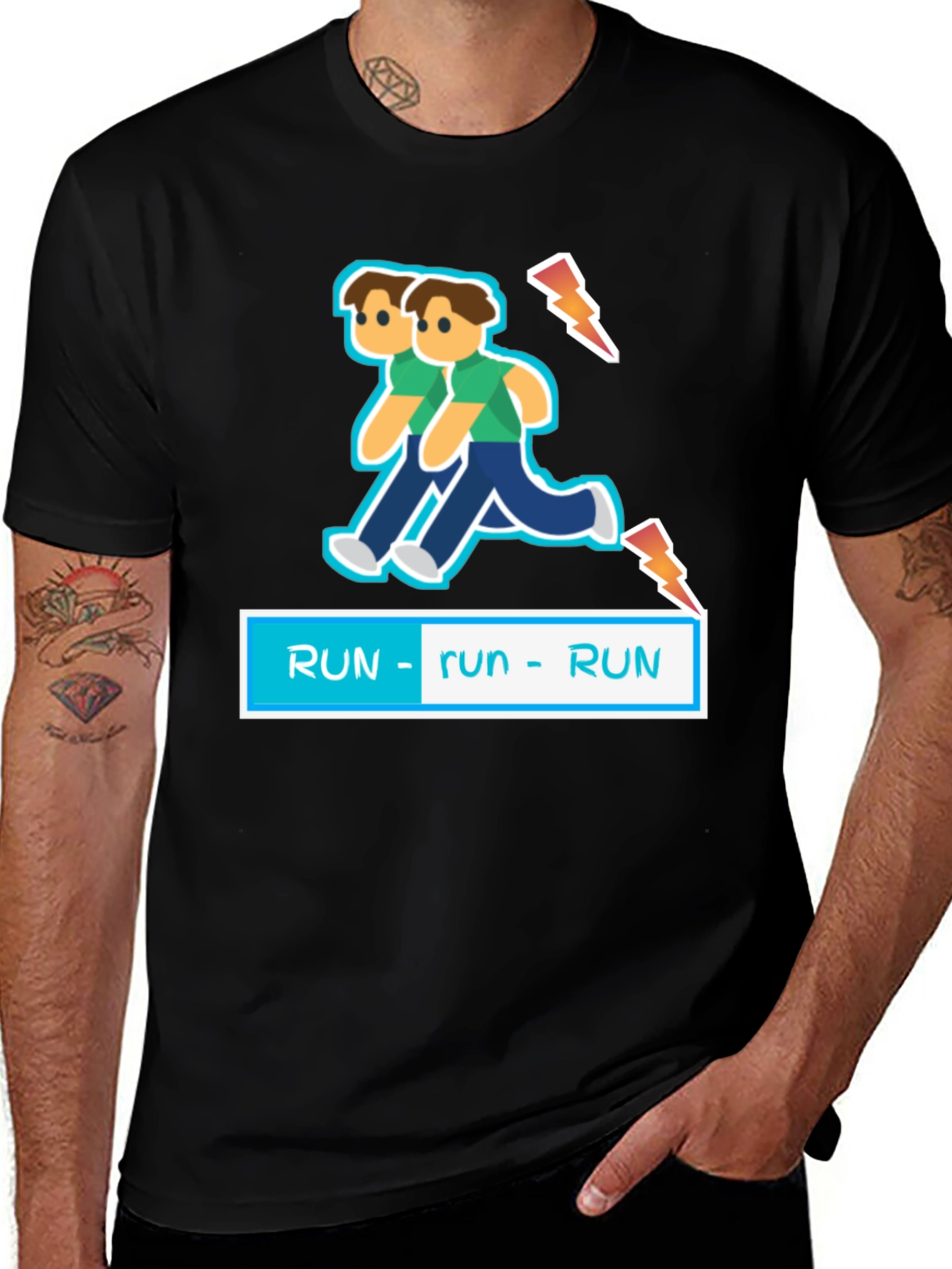 Run! Novelty Graphic Tee