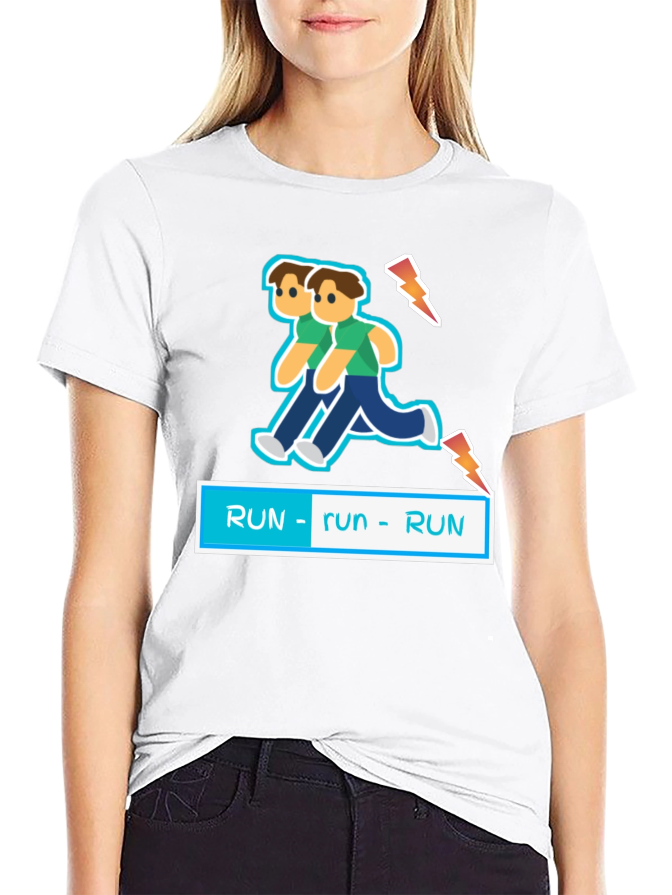 Run! Novelty Graphic Tee