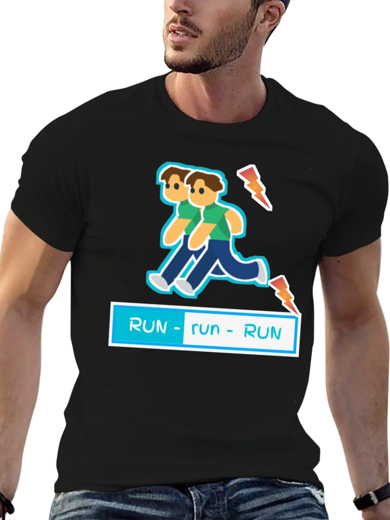 Run! Novelty Graphic Tee