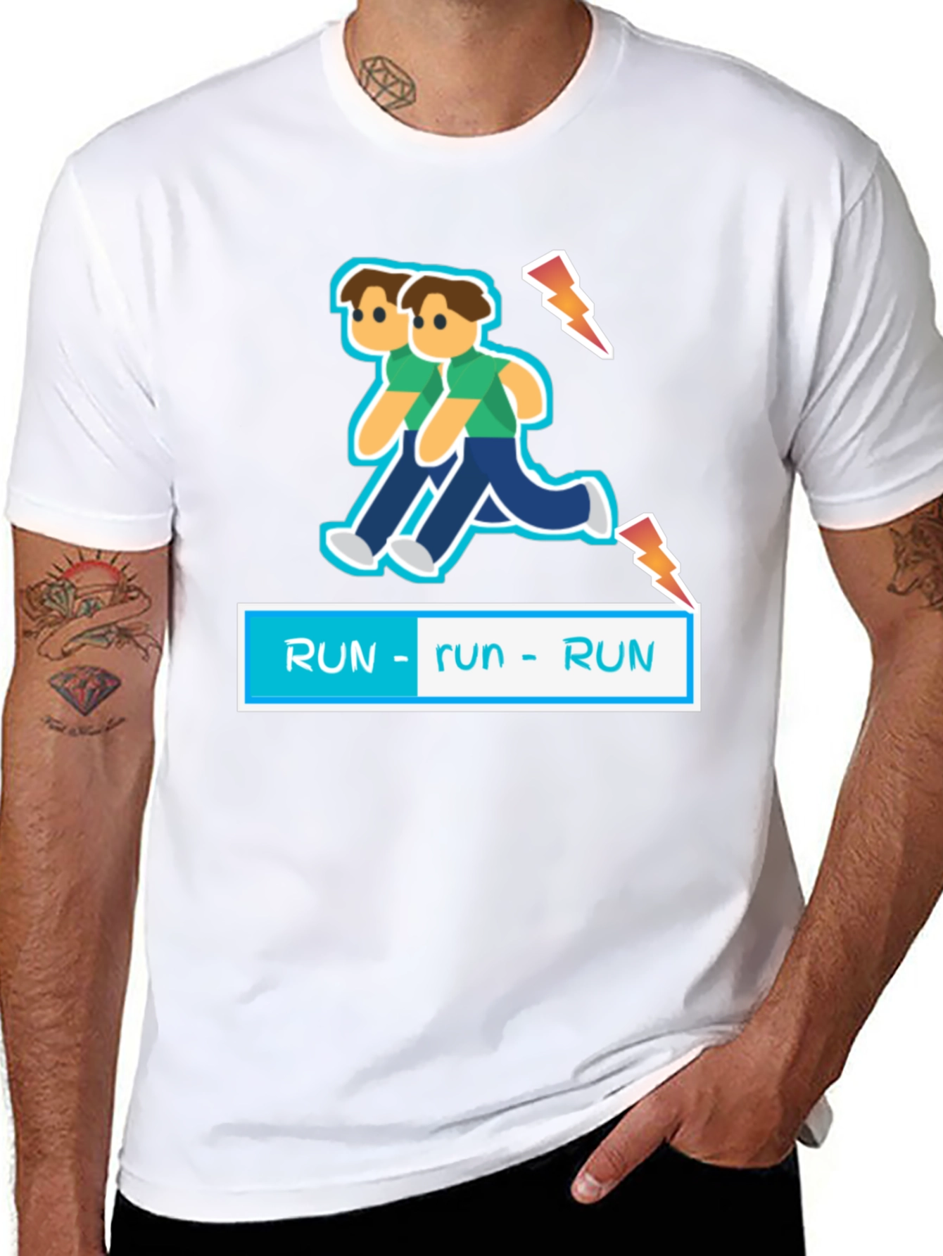 Run! Novelty Graphic Tee