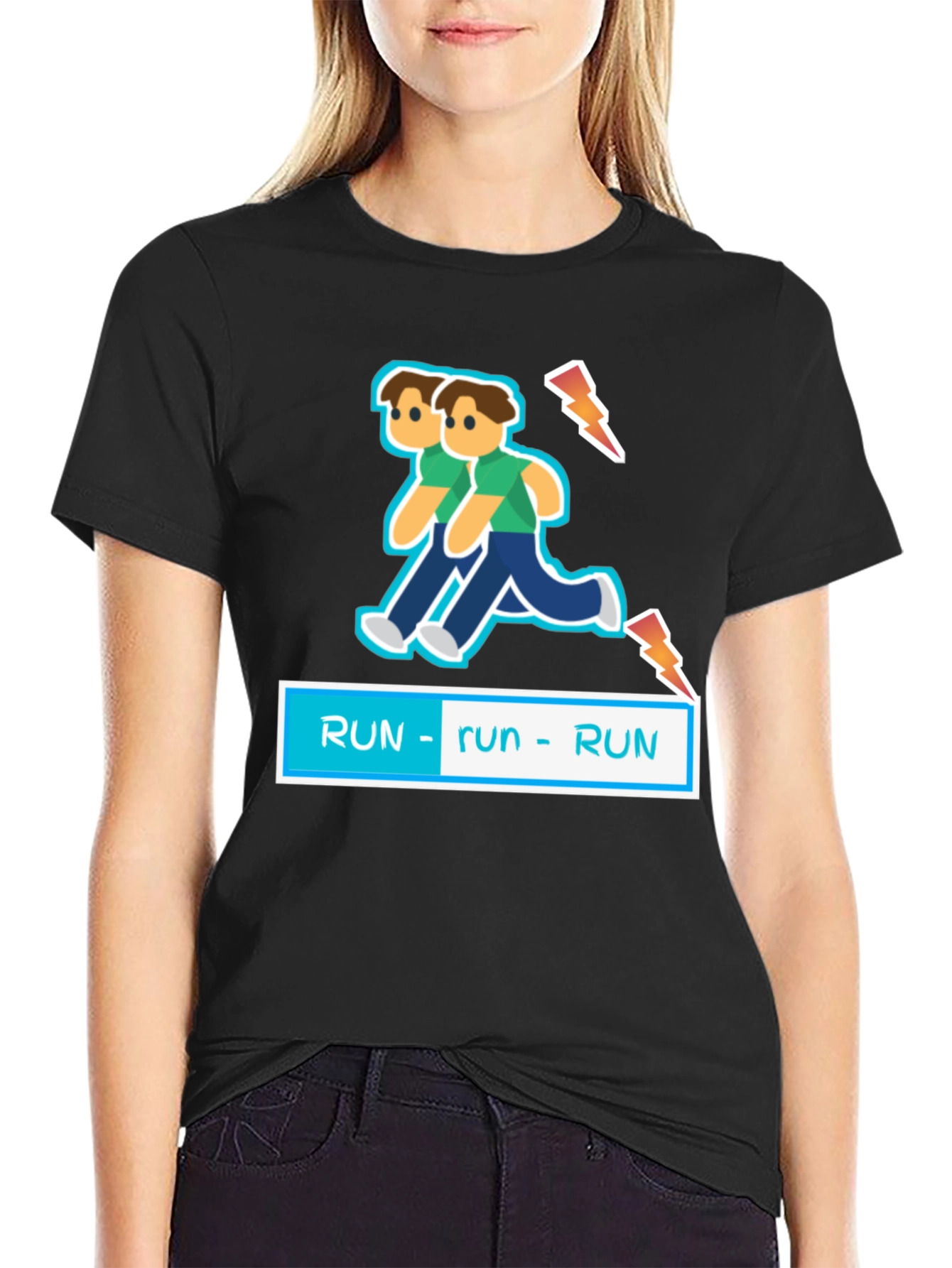 Run! Novelty Graphic Tee