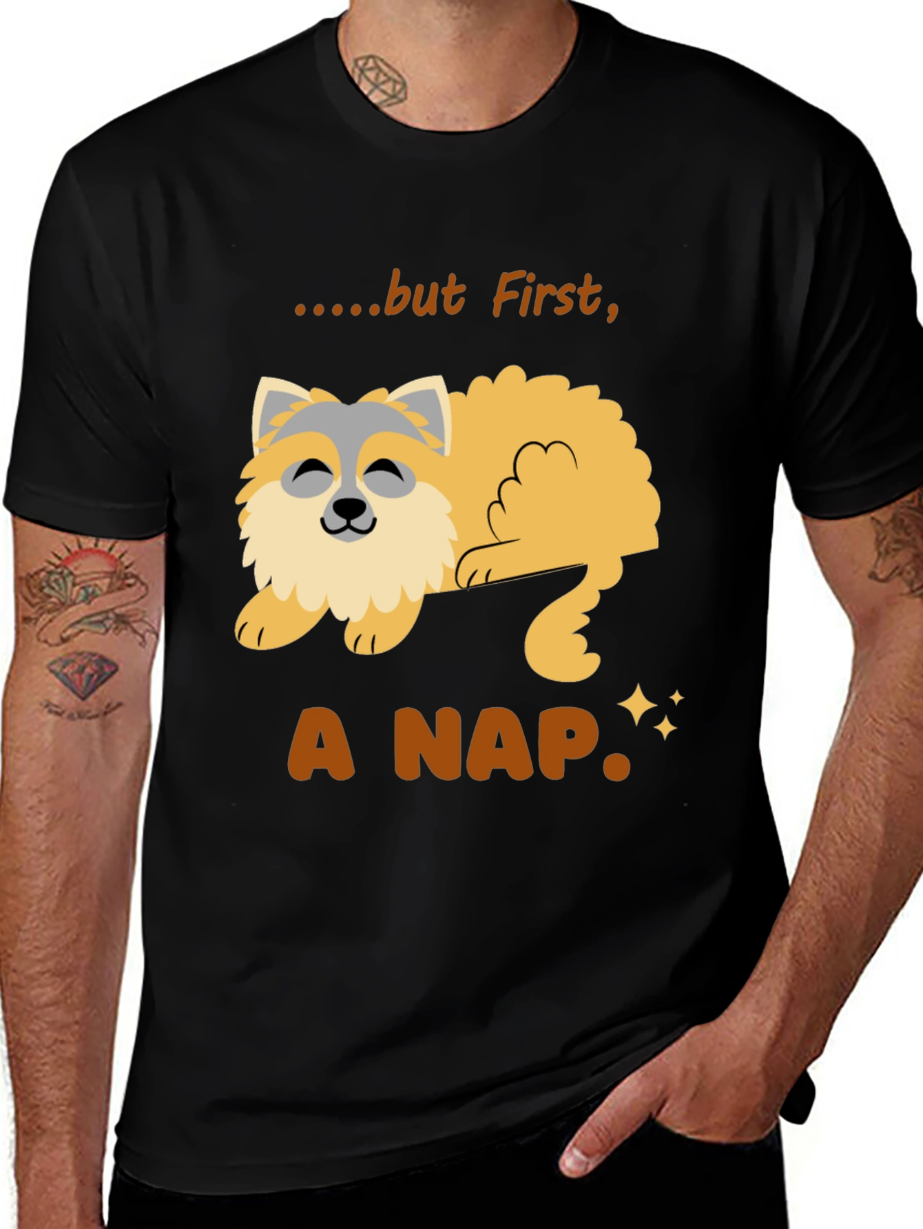 But First A Nap T-Shirt - Dog Lover Tee