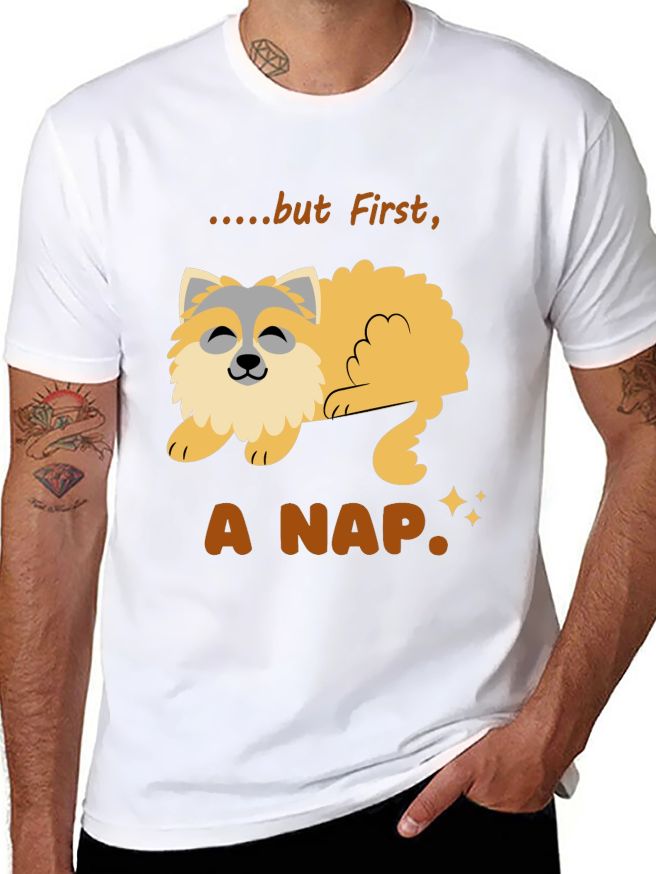 But First A Nap T-Shirt - Dog Lover Tee